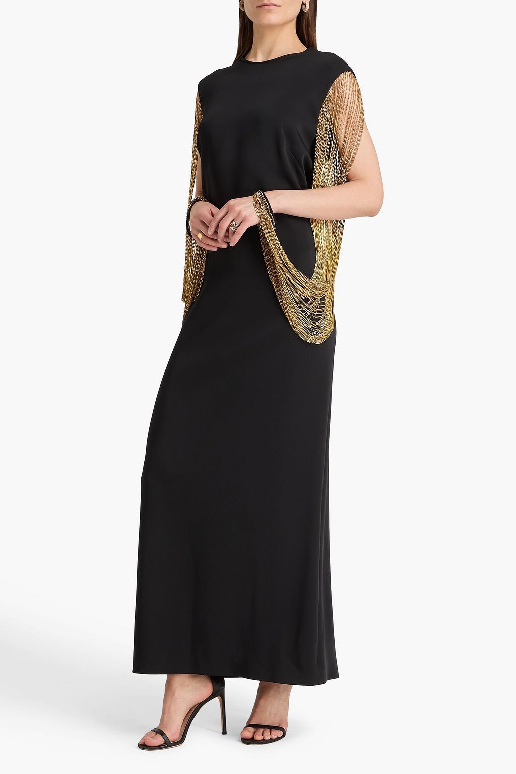slim fit dress slacks Costarellos - Margita Crepe Strapless Gown main image 1