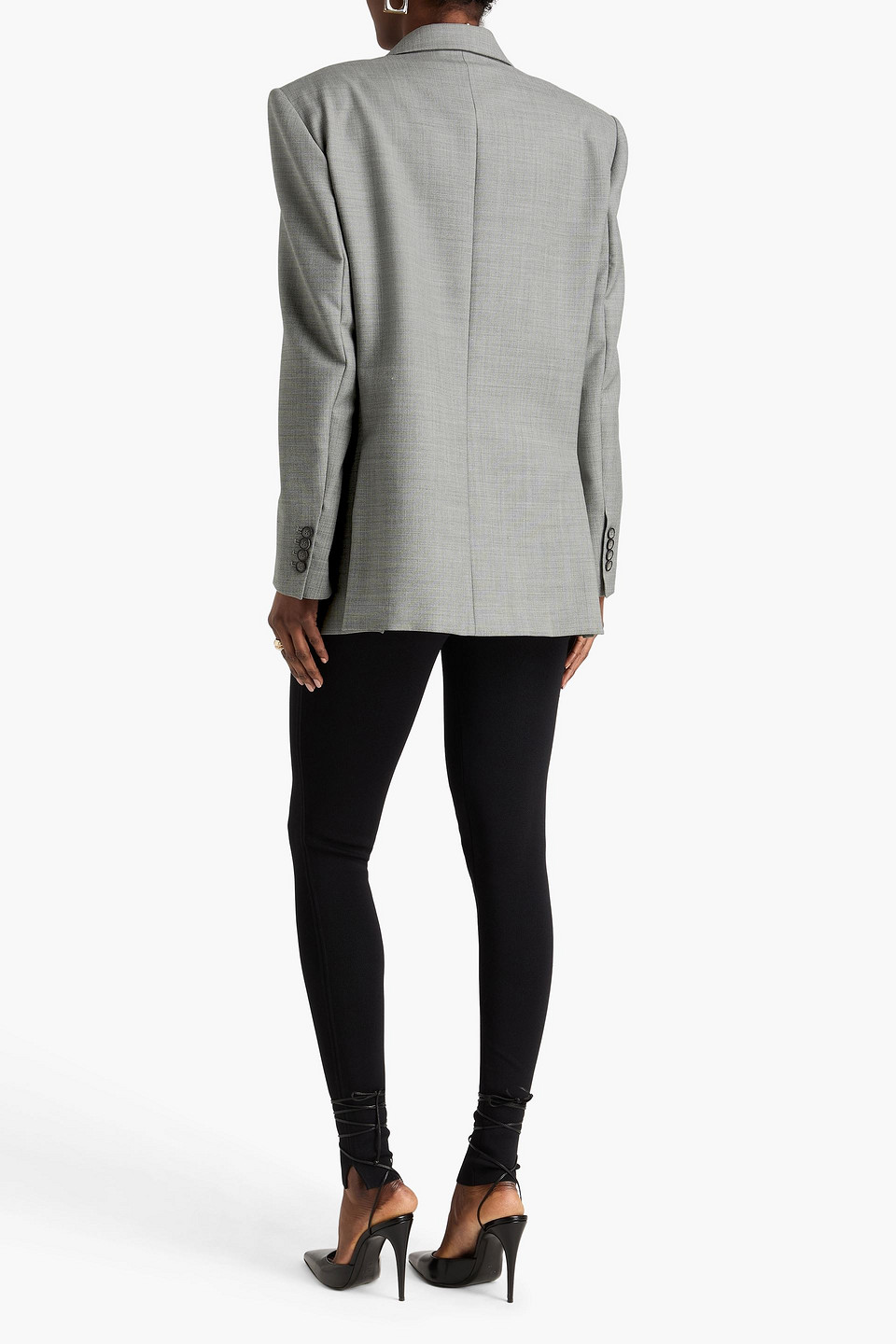 Magda Butrym - Wool-blend Blazer - Gray - Fr 36 