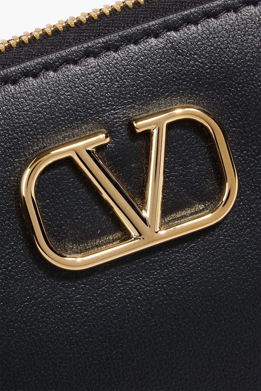 VALENTINO GARAVANI VLOGO Signature leather clutch | THE OUTNET