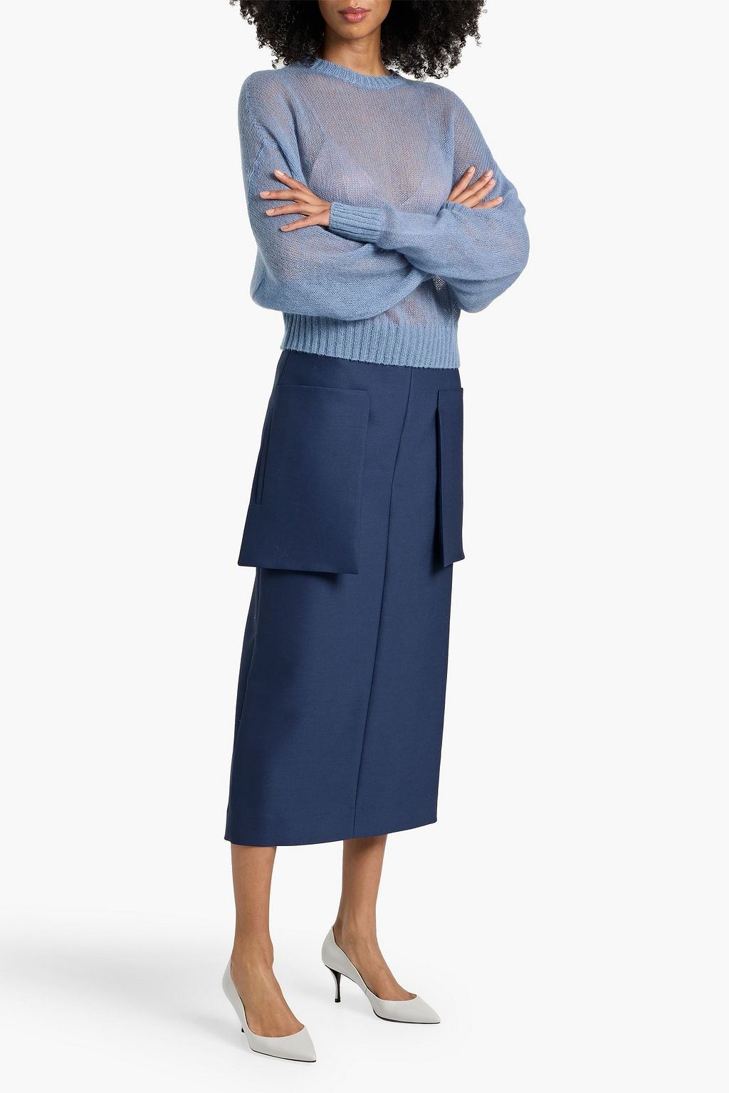 BRUNELLO CUCINELLI Mohair-blend sweater | THE OUTNET