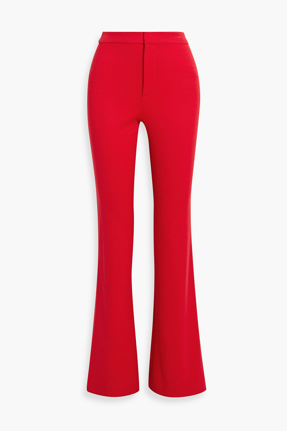 alice olivia - deanna crepe bootcut pants - red - us 0