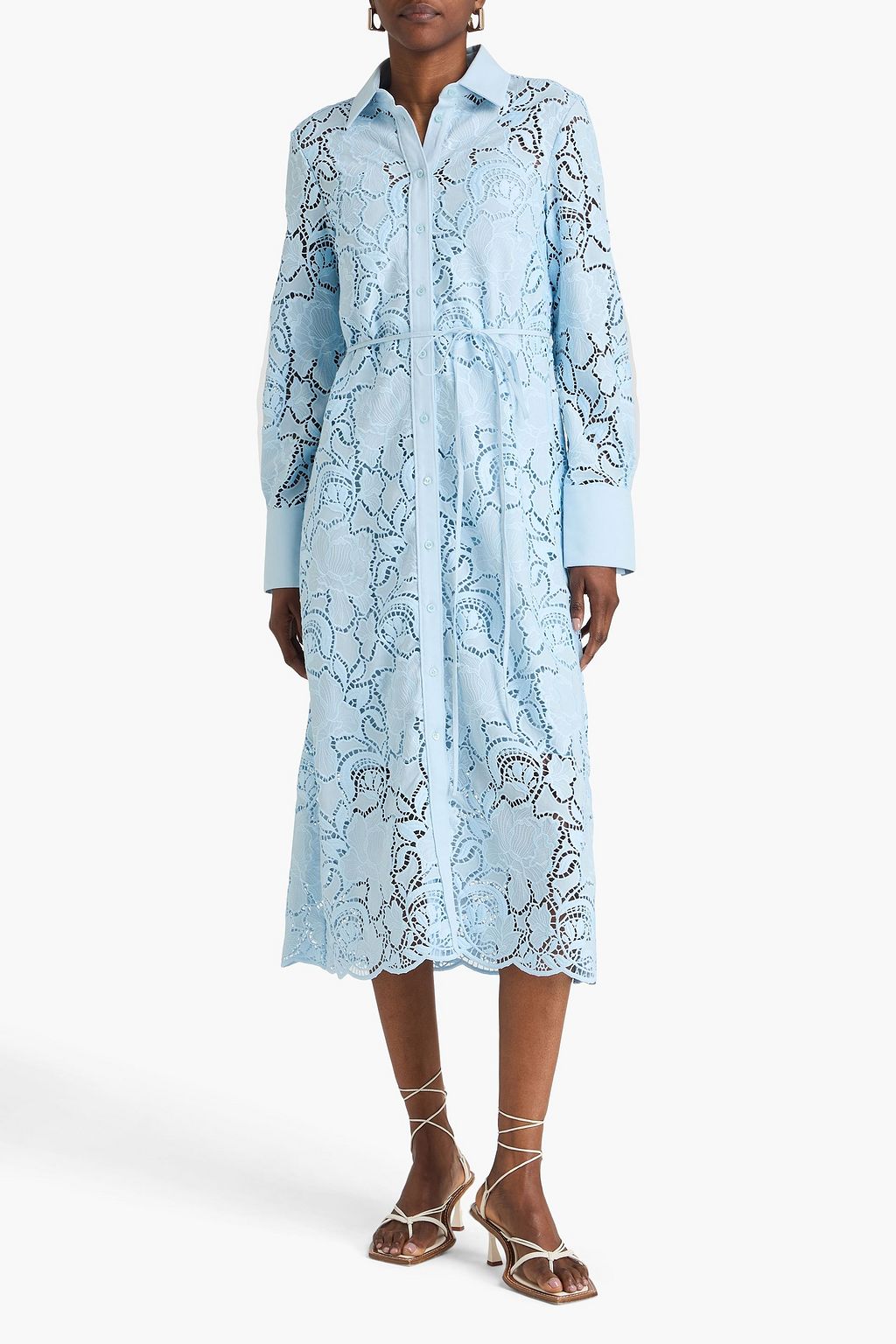 chinese dress ladies Tiffany Cap Sleeve Dress Light Blue-Ivory Lace – Bombo Clothing Co main image 0