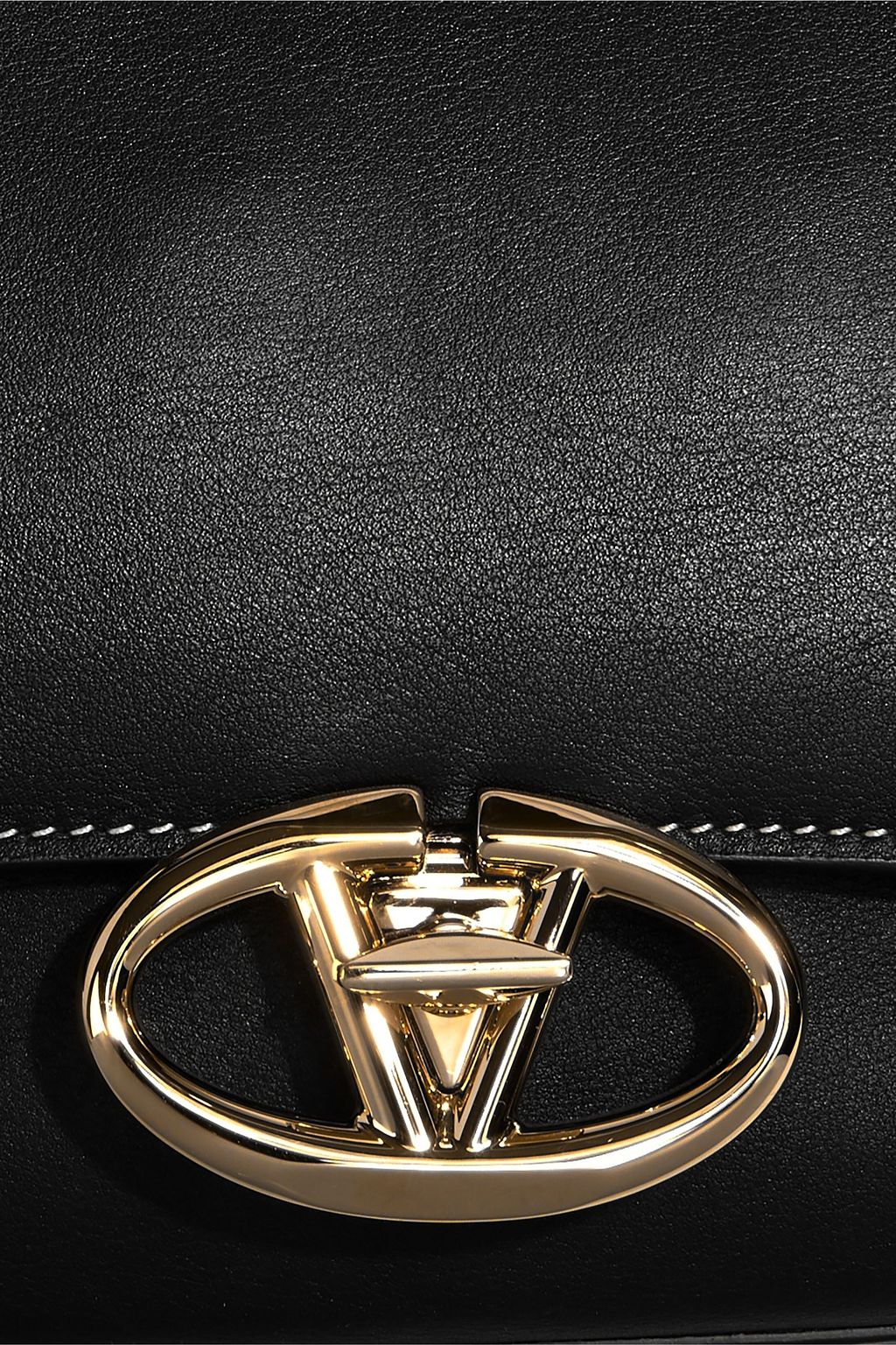 VALENTINO GARAVANI Ohval leather shoulder bag | THE OUTNET