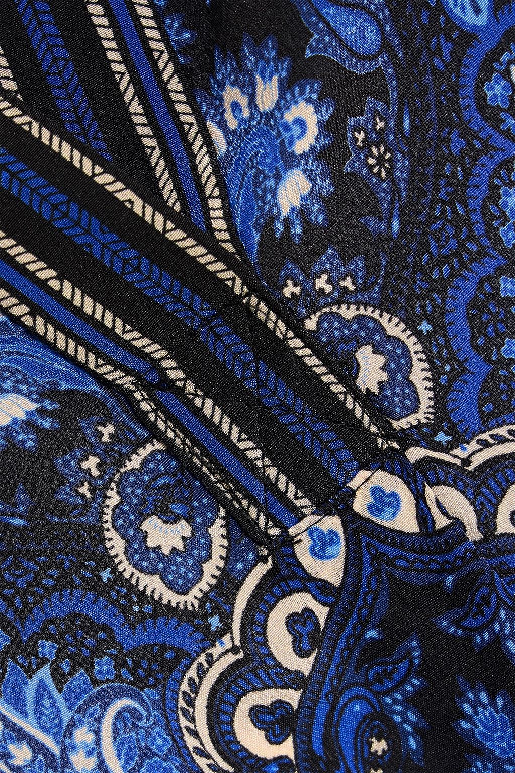 ALICE + OLIVIA Sheila printed silk blouse | THE OUTNET