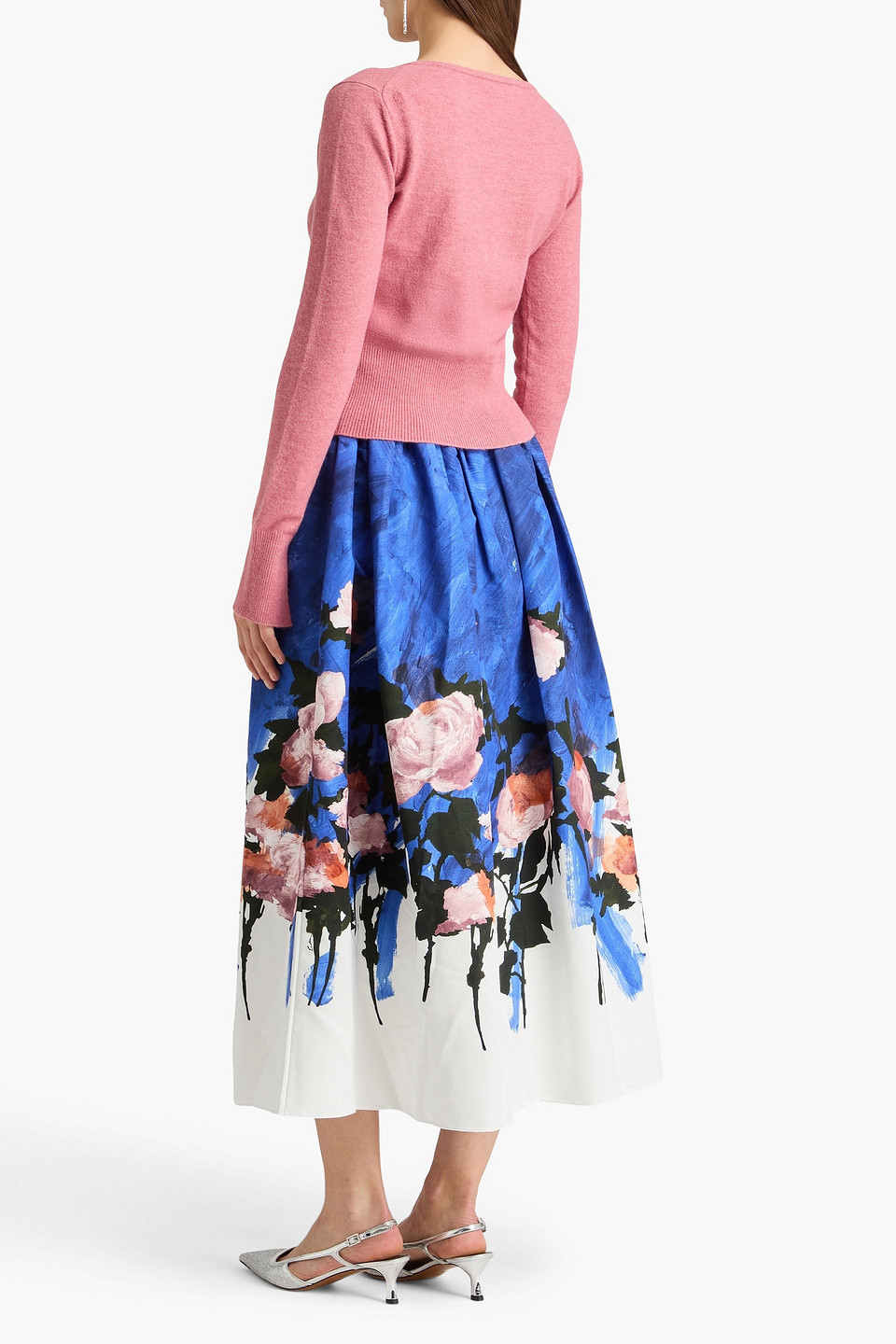  Erdem - Embellished Knitted Sweater - Pink - Xs 