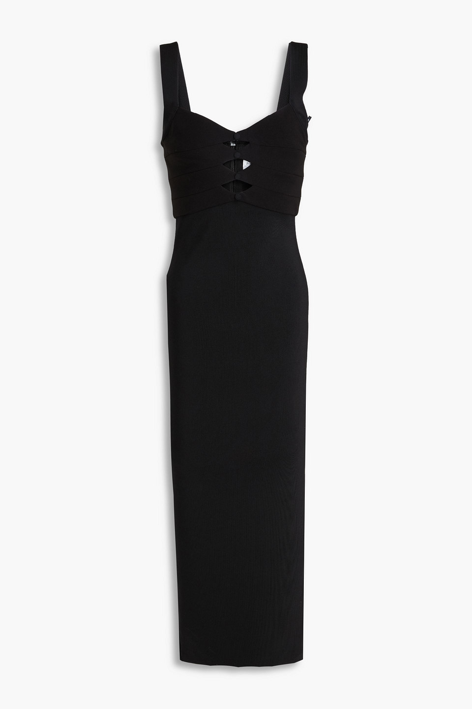 Herve Leger Alessia Cutout Bandage Gown In Black