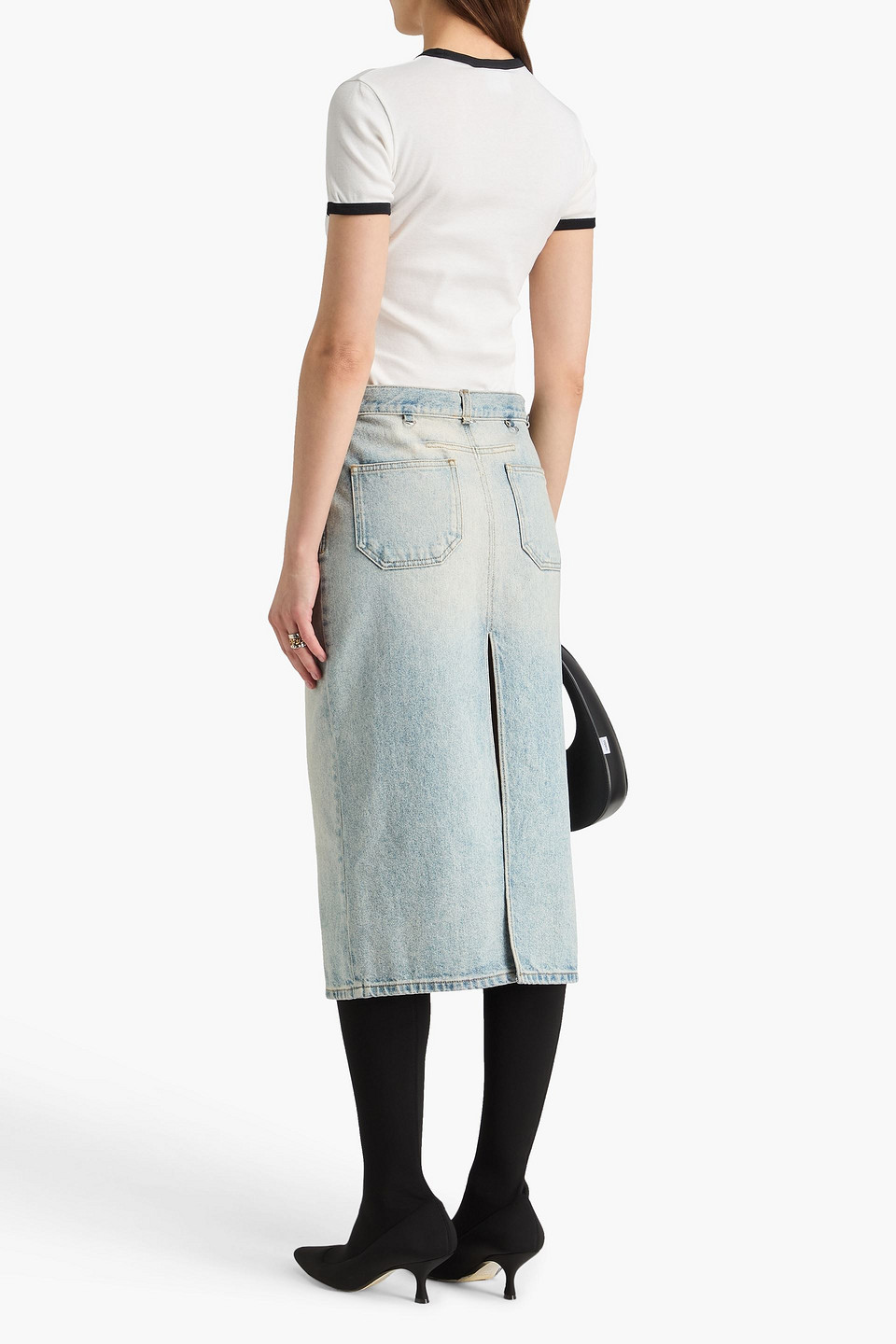  Courrèges - Midirock Aus Denim - Blau - Fr 34 
