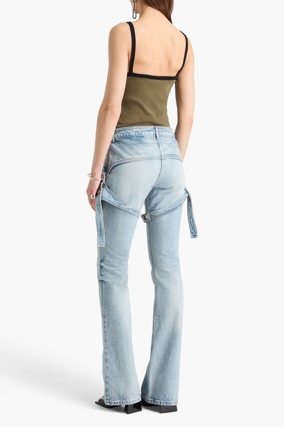  Courrèges - High-rise Bootcut Jeans - Blue - 25 