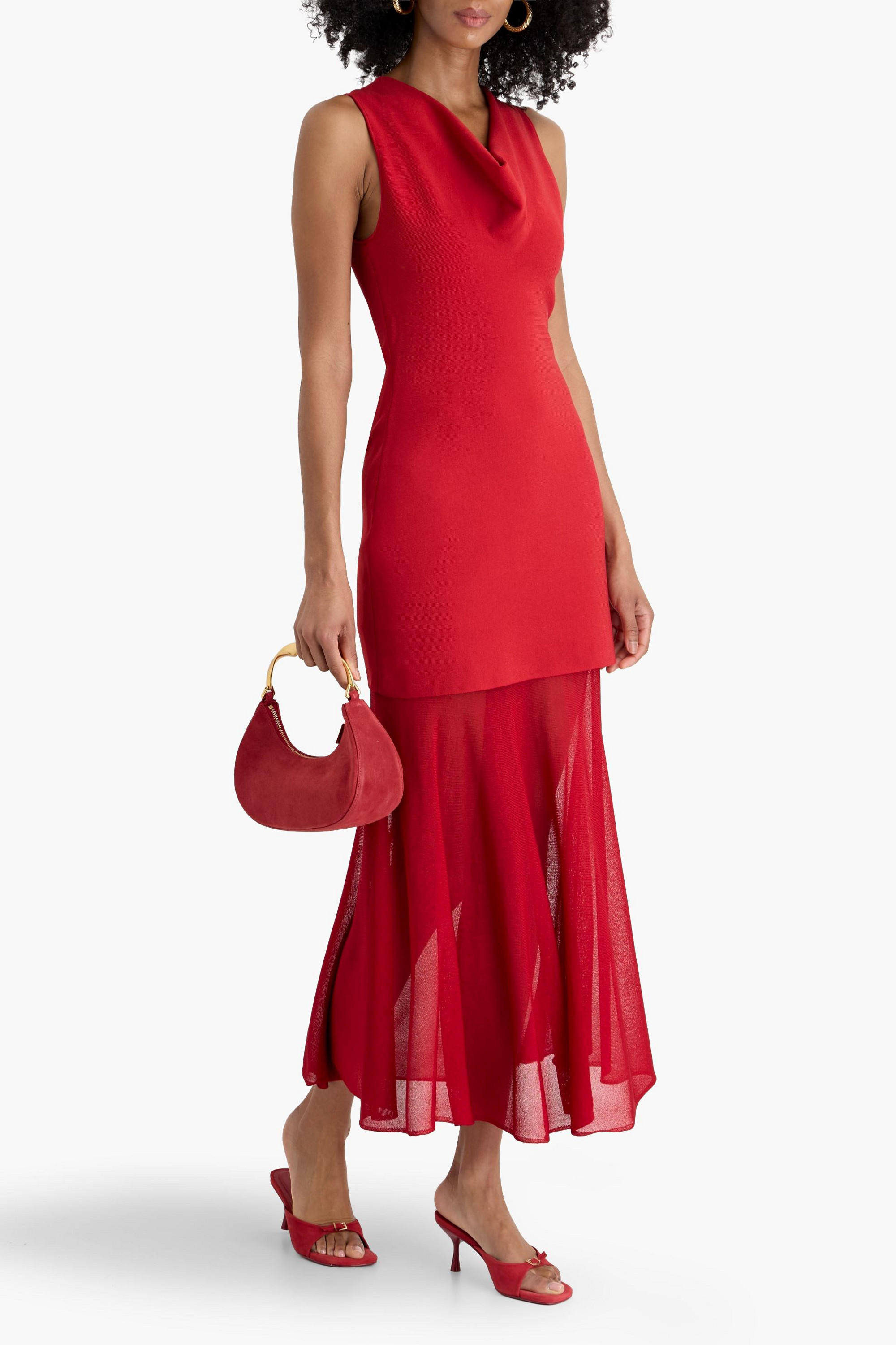 xena knit dress SIMKHAI - Xena Knit Combo Maxi Dress