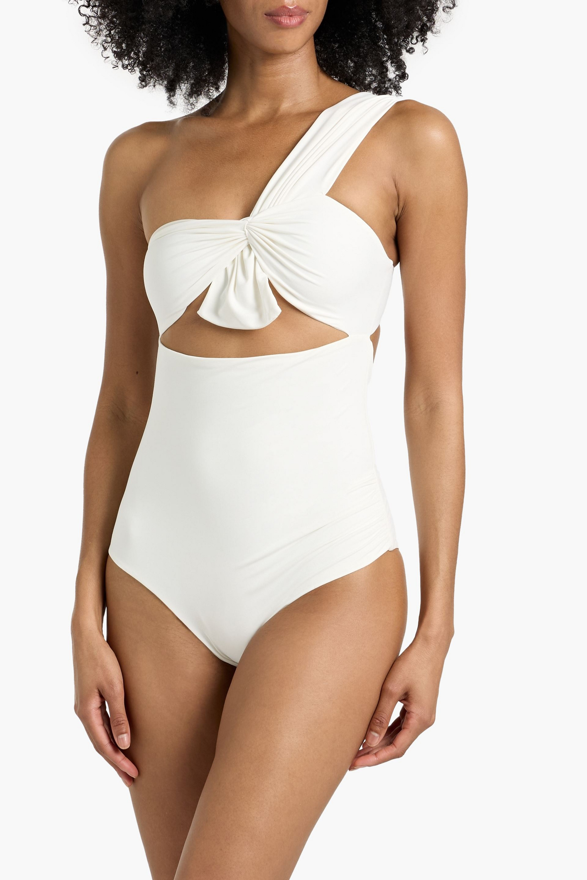 Marysia Venice one-shoulder cutout swimsuit