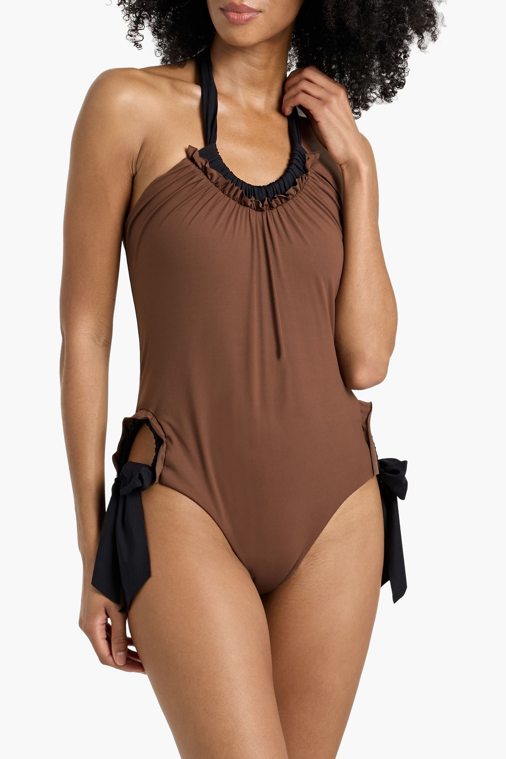 Marysia Bari halterneck swimsuit