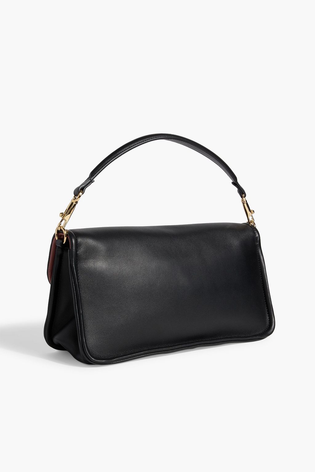 バッグ Valentino Garavani Black Leather Handbag VALENTINO GARAVANI VLOGO 1960 leather shoulder bag | THE OUTNET