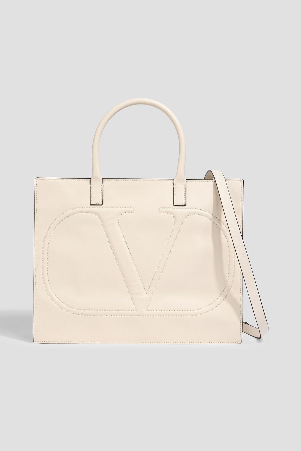VALENTINO GARAVANI VLOGO Walk embossed leather tote | THE OUTNET