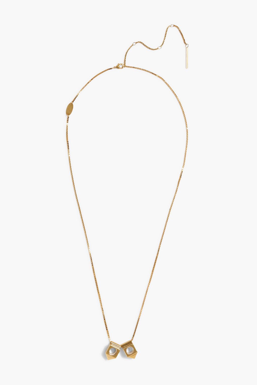 VALENTINO GARAVANI Rockstud gold-tone necklace | THE OUTNET