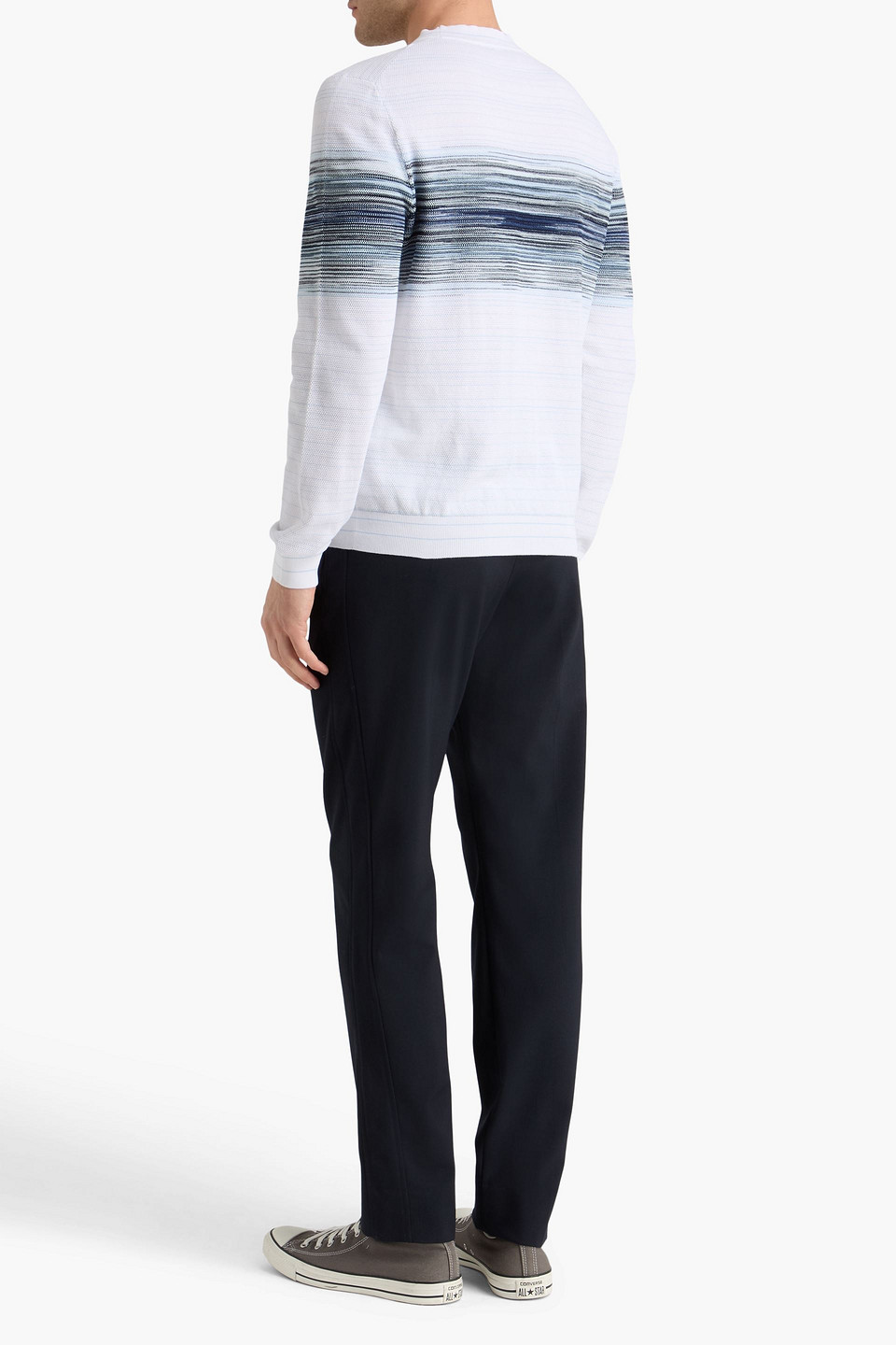  Missoni - Pullover Aus Baumwolle In Space-dye-optik - Weiß - It 46 