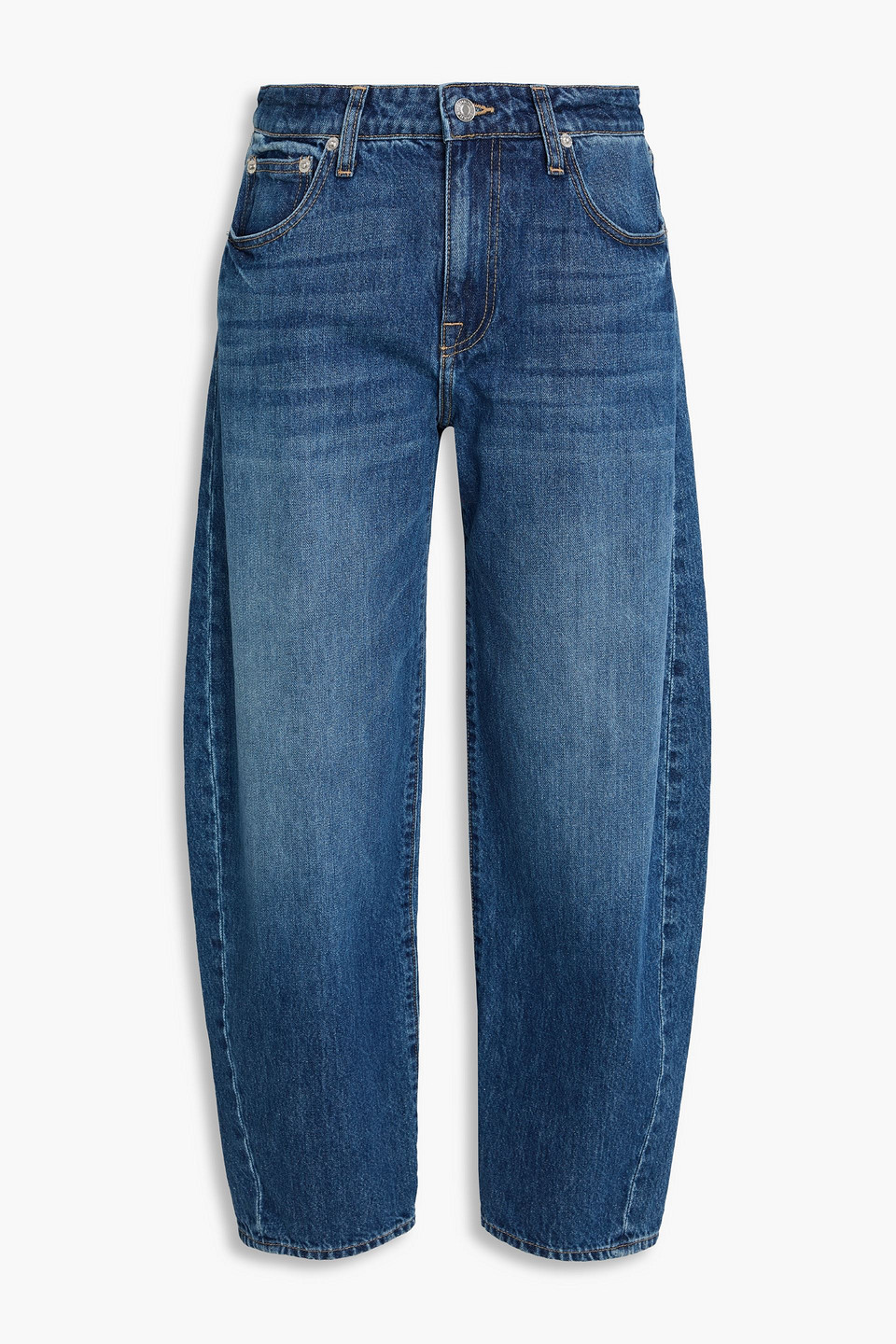 Simkhai Blaize High-rise Barrel-leg Jeans In Blue
