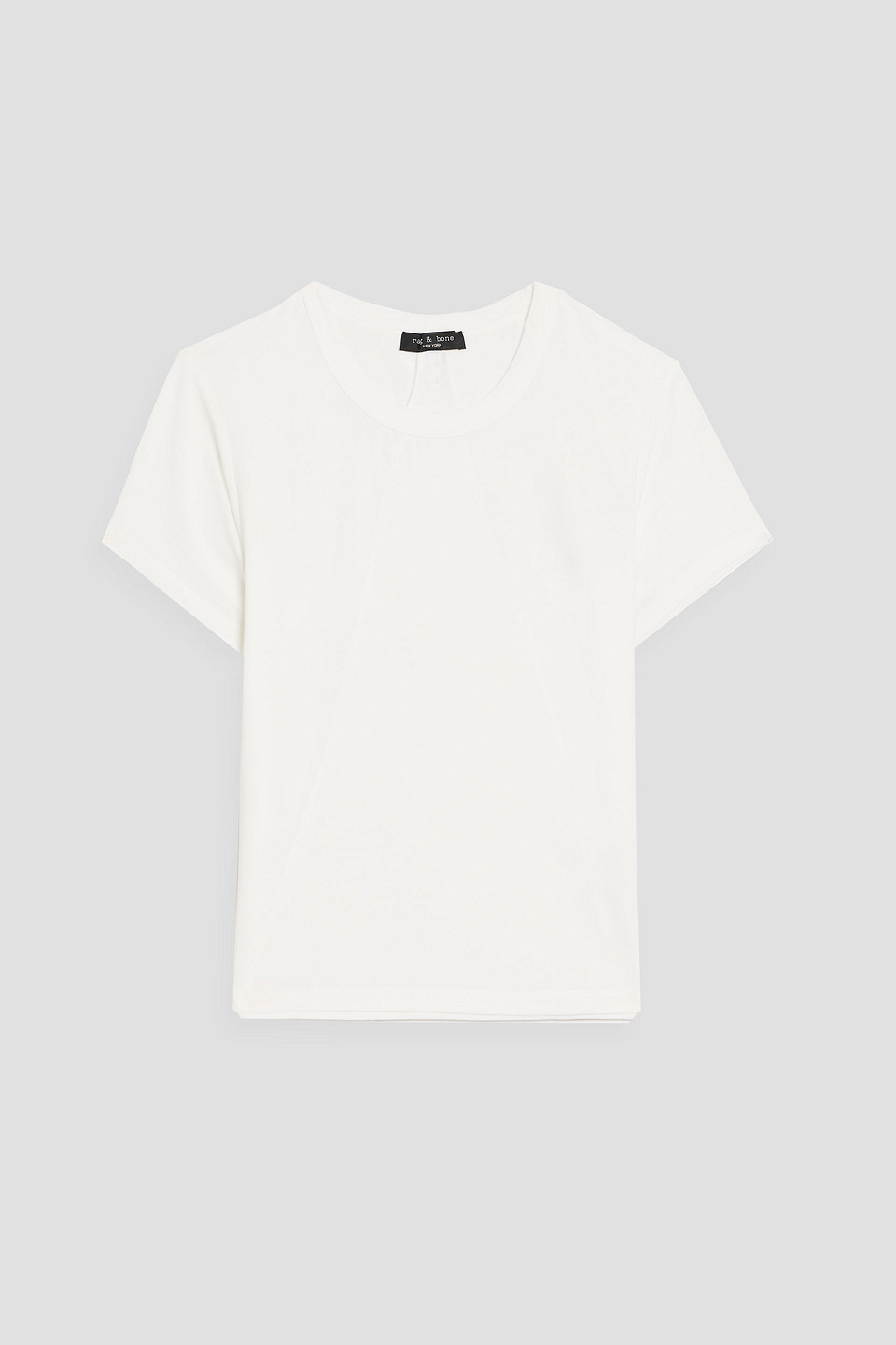 Rag & Bone Luca Stretch-modal Jersey T-shirt In White