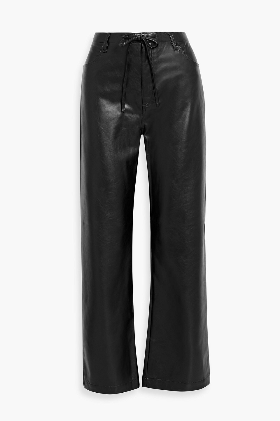 Rag & Bone Phoebe Straight-leg Pants In Black