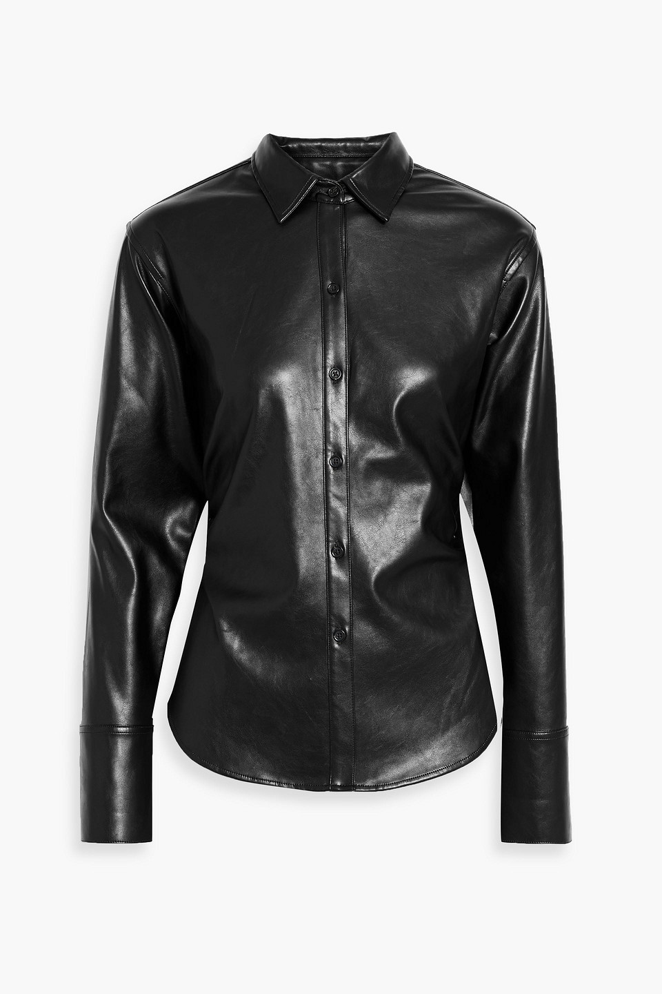 Rag & Bone Leah Shirt In Black