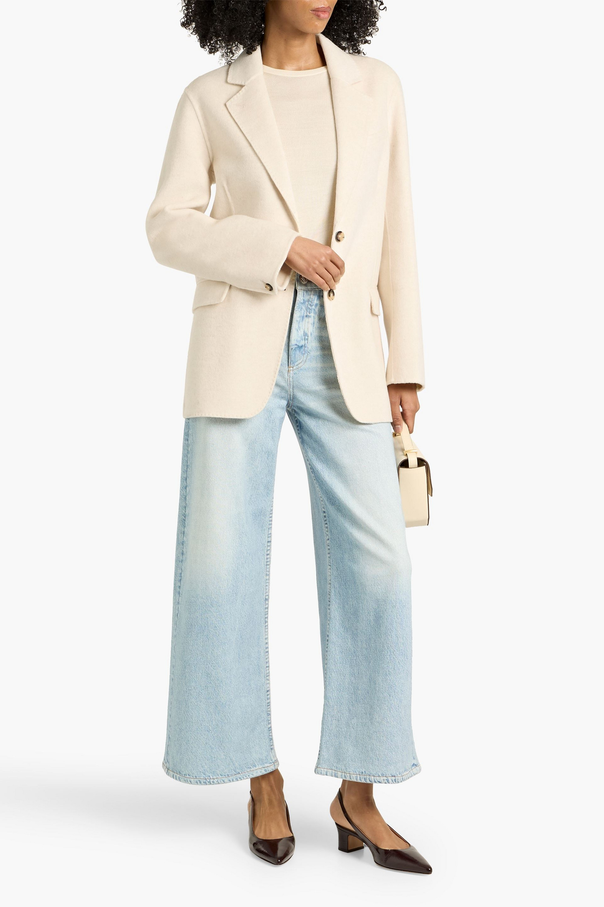 rag & bone Zoe wool-blend felt blazer