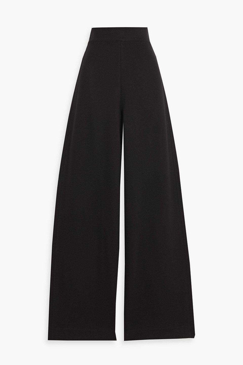Rag & Bone Iris Ponte Wide-leg Pants In Black