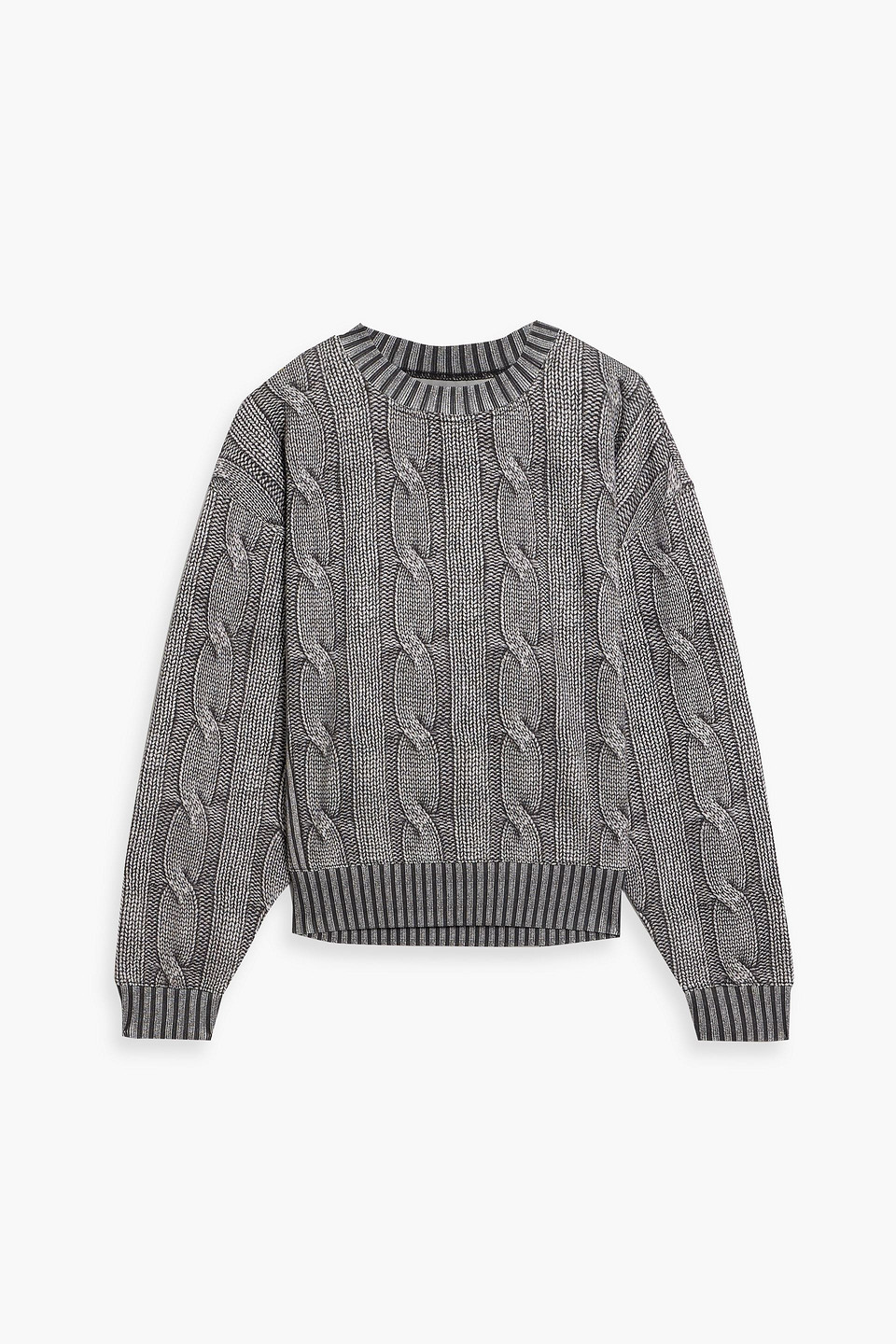 Rag & Bone Miramar Printed Cotton-fleece Sweatshirt In Gray