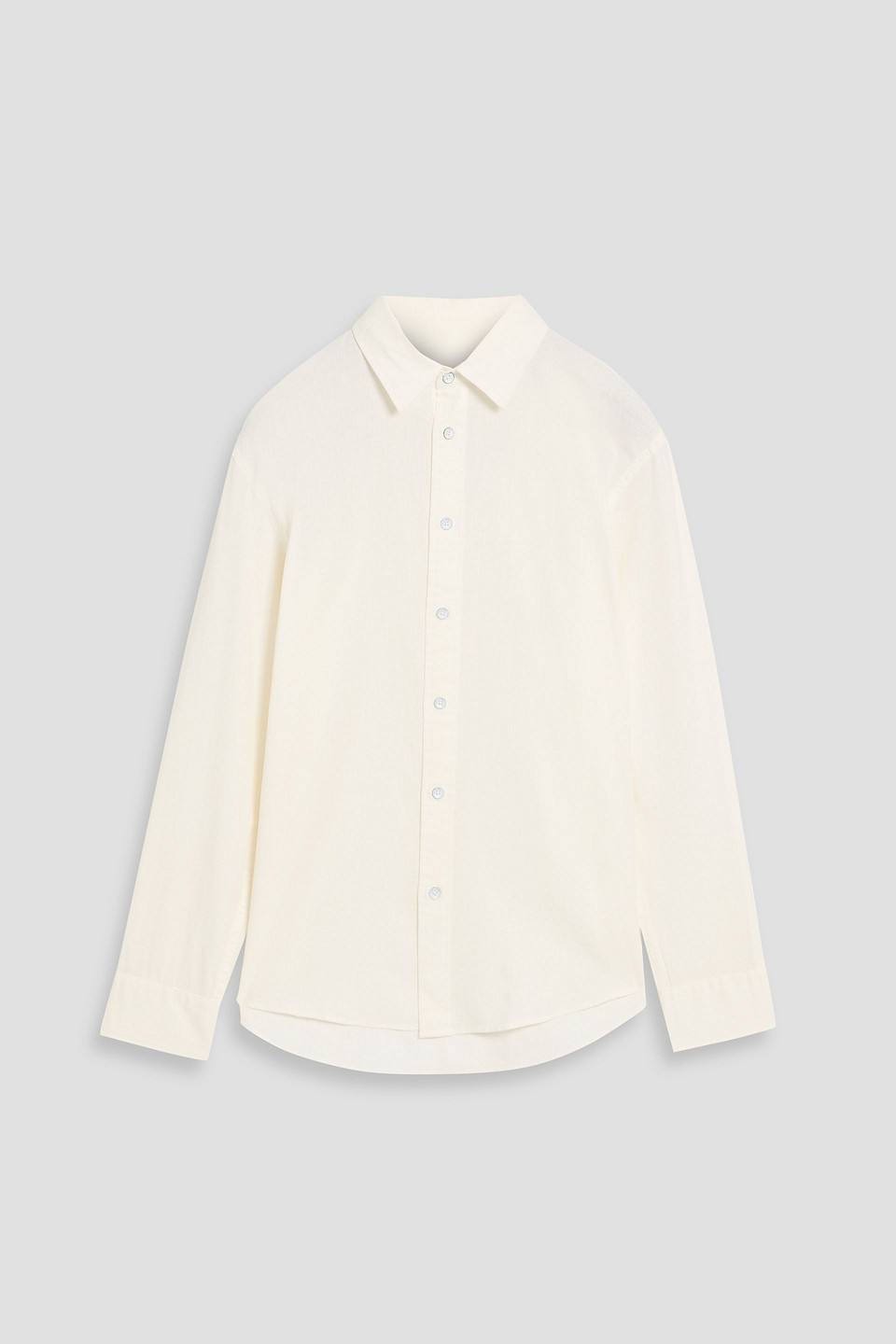 Rag & Bone Griffin Hemp And Cotton-blend Shirt In Gray