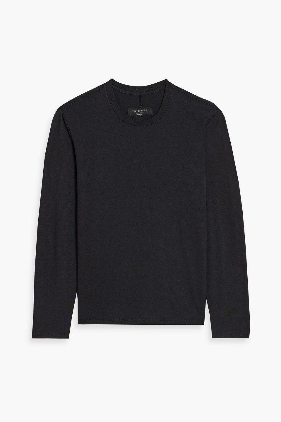 Rag & Bone Jersey T-shirt In Black