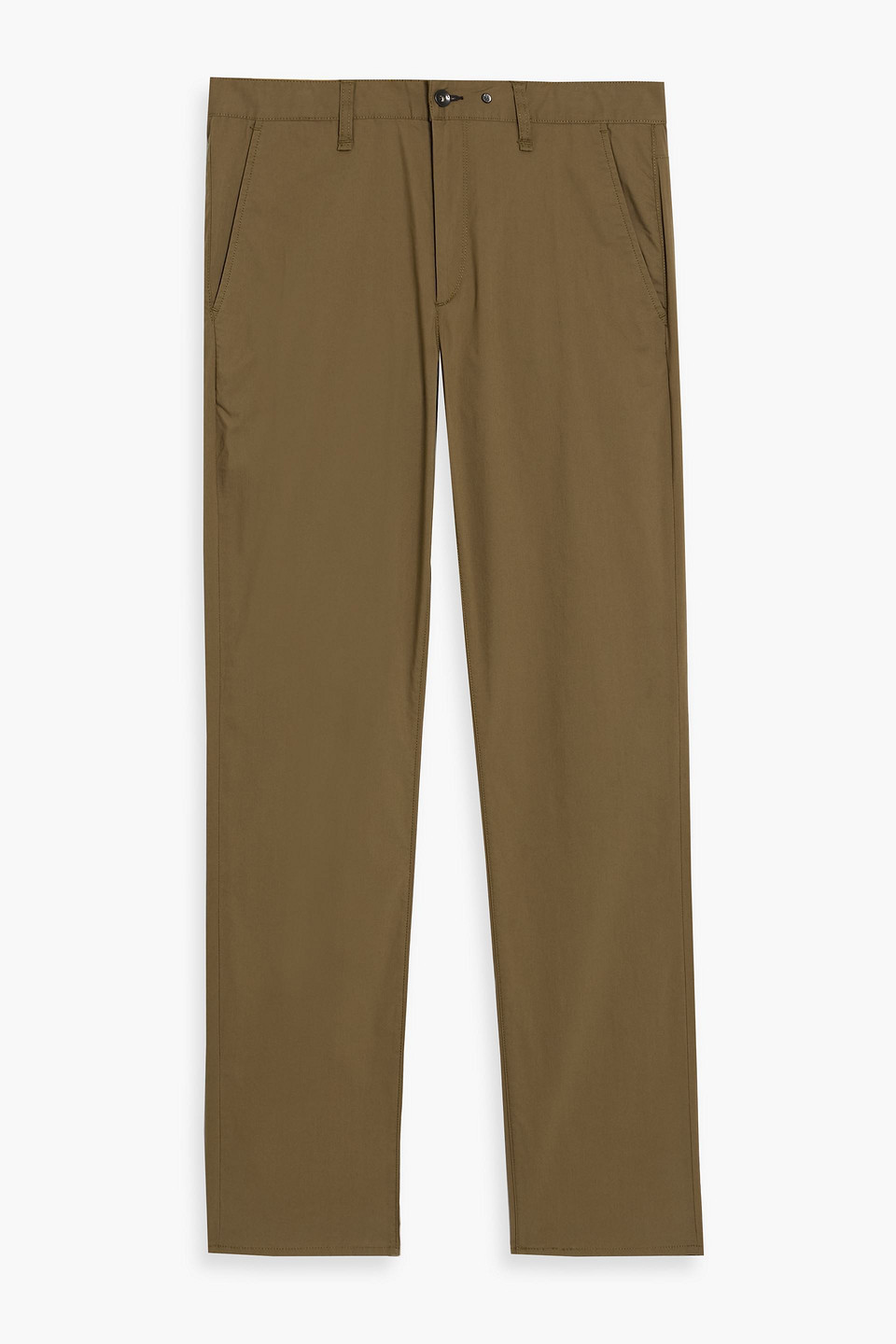 Rag & Bone Fit 2 Flyweight Cotton-blend Poplin Chinos In Green
