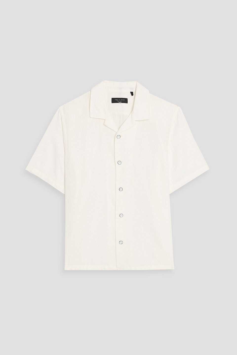 Rag & Bone Avery Cotton-gauze Shirt In White