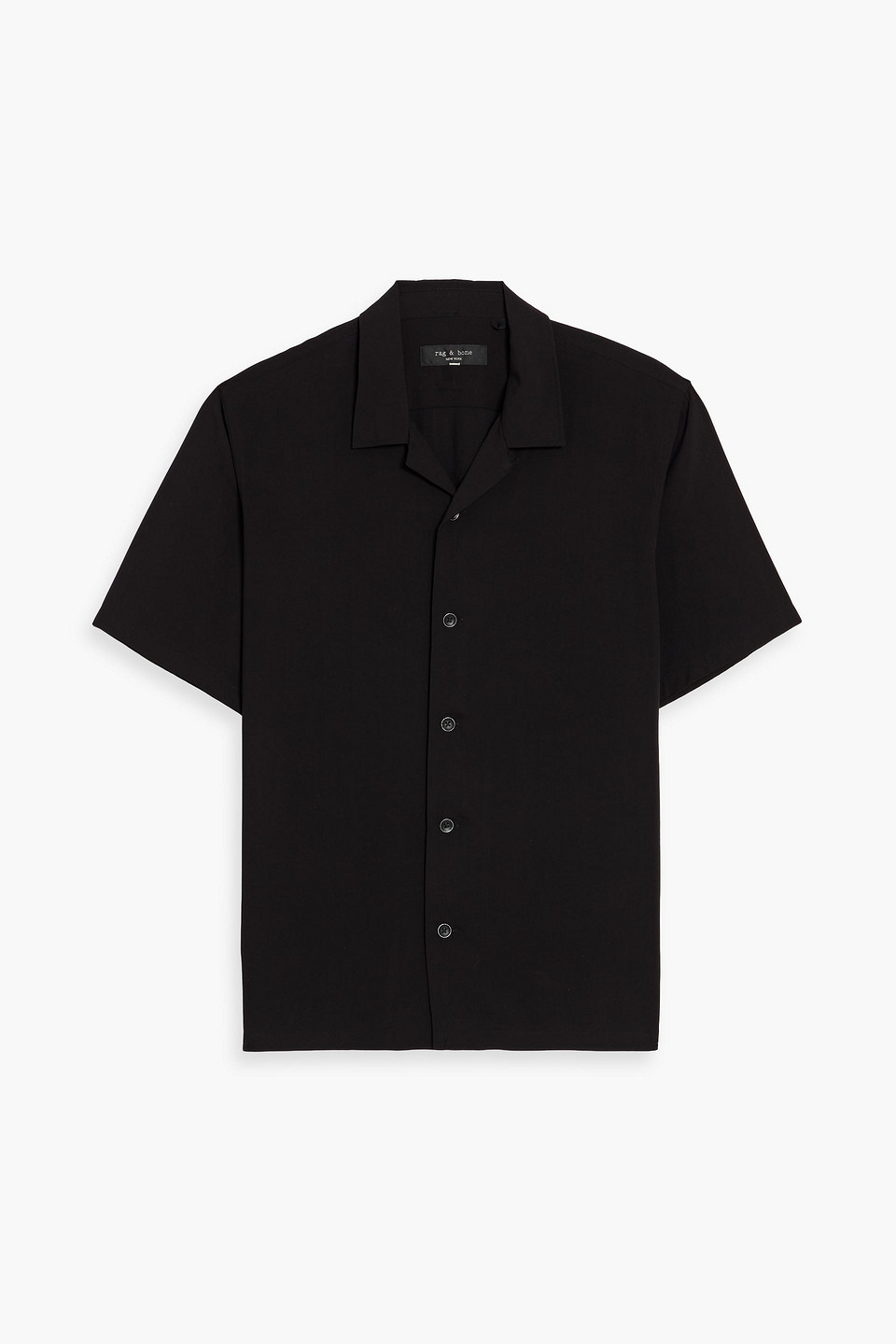 Rag & Bone Avery Woven Shirt In Black