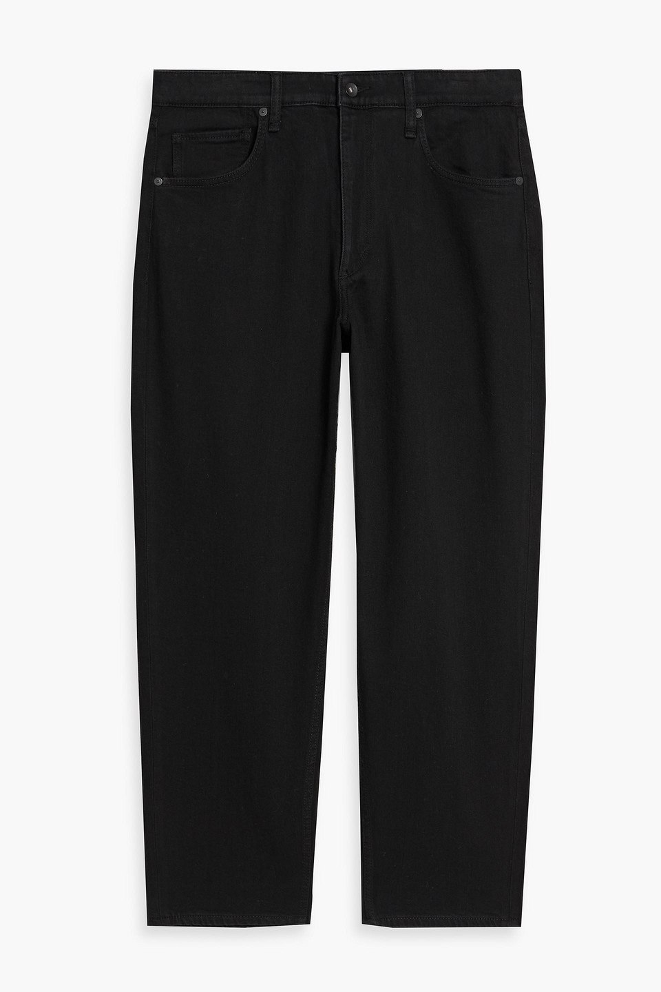 rag & bone - cropped taper denim jeans - black - 30
