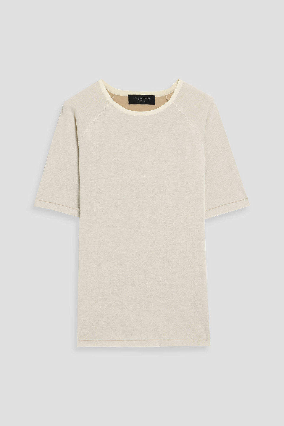 rag & bone - oliver cotton-jersey t-shirt - white - xs