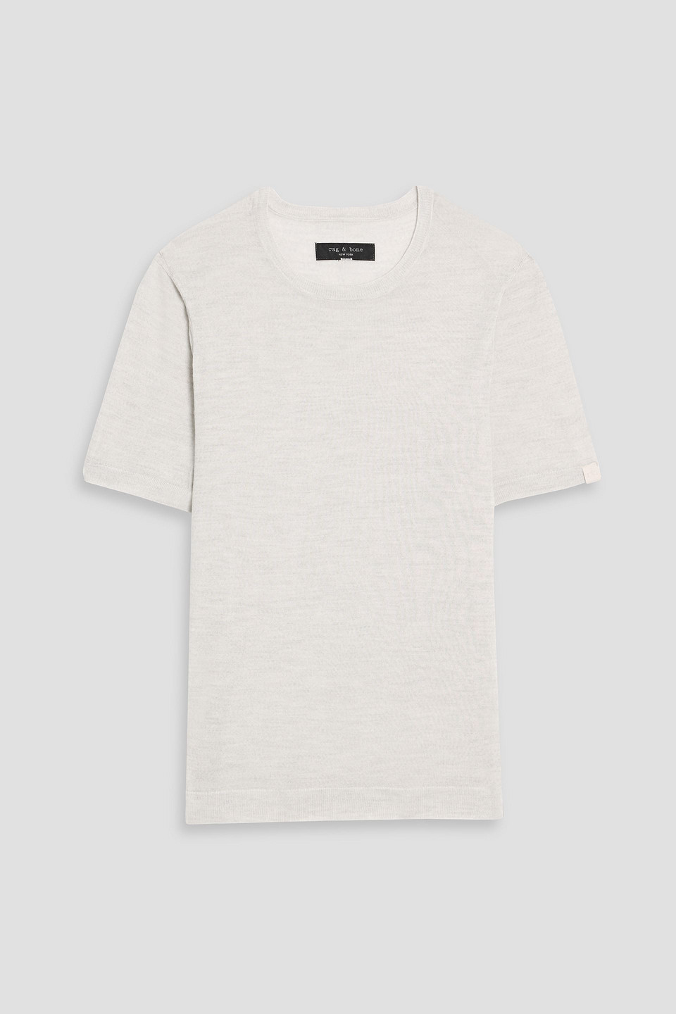 rag & bone - aulton wool and lyocell-blend t-shirt - white - s