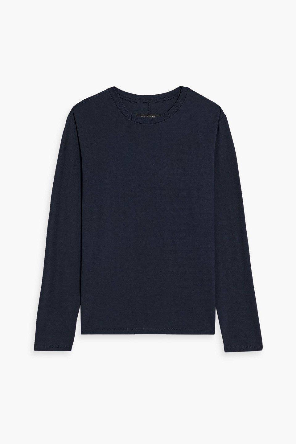 rag & bone - stretch-jersey t-shirt - blue - xs