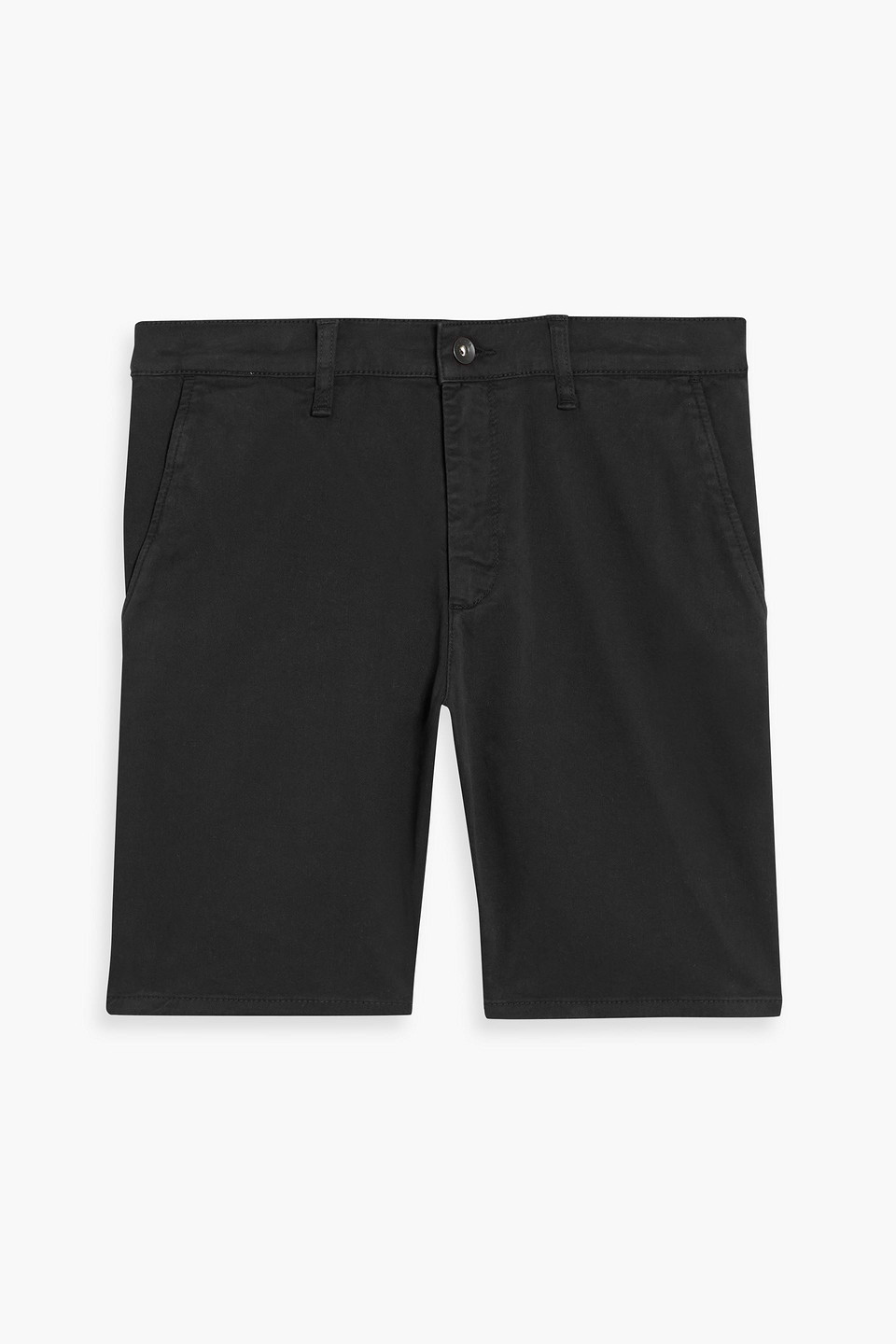 Rag & Bone Cotton-blend Chino Shorts In Black