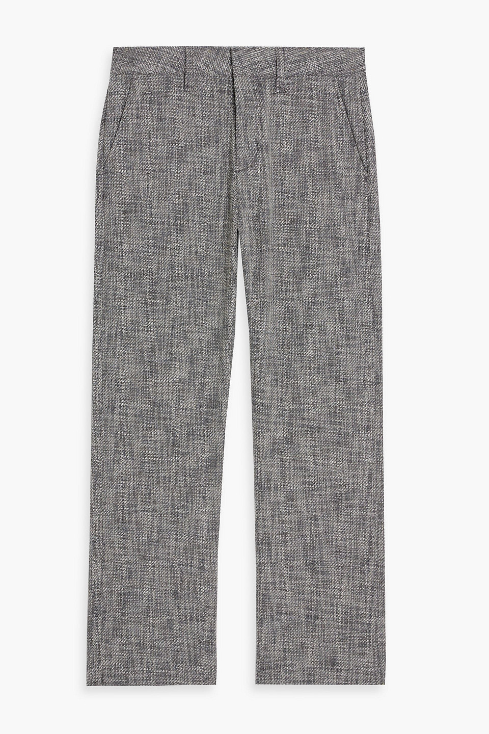 Rag & Bone Haydon Cotton-blend Tweed Pants In Black