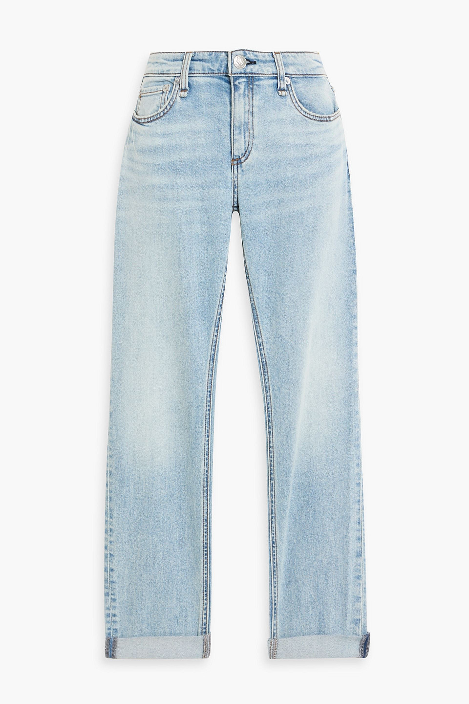 rag & bone - dre slim boyfriend jeans - blue - 25