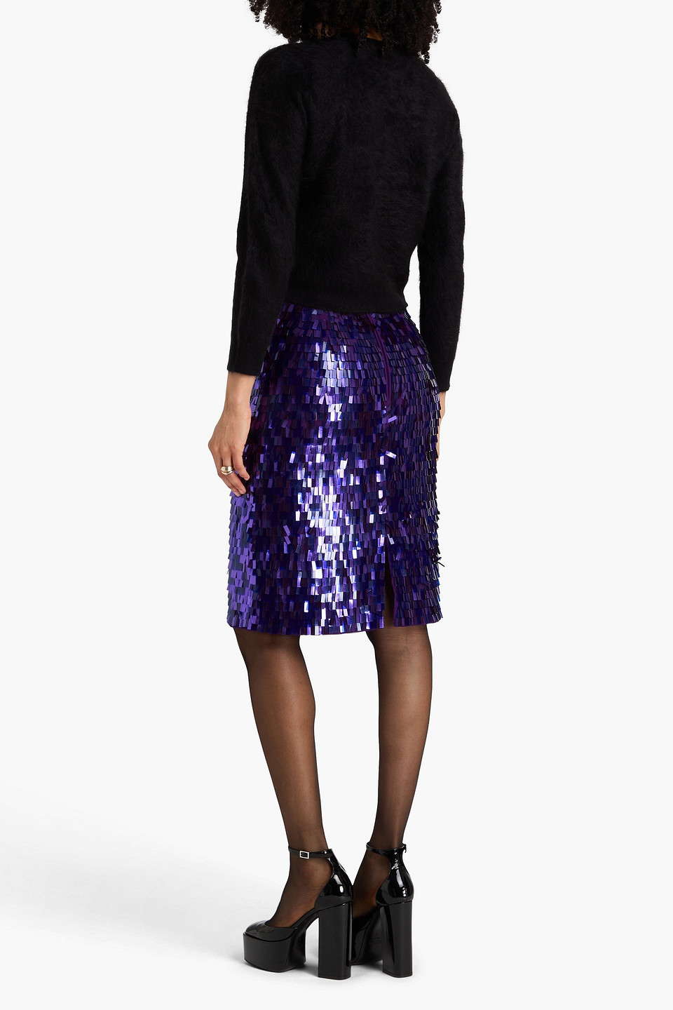  Alice Olivia - Pullover Aus Einer Kaschmirmischung - Schwarz - Xs 