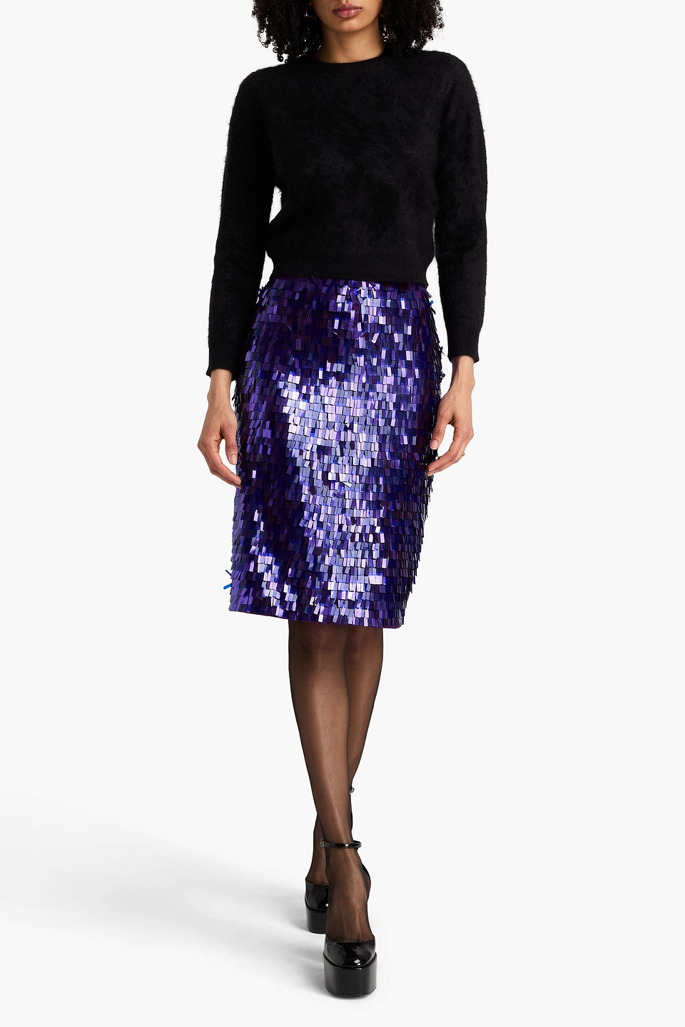  Alice Olivia - Pullover Aus Einer Kaschmirmischung - Schwarz - Xs 
