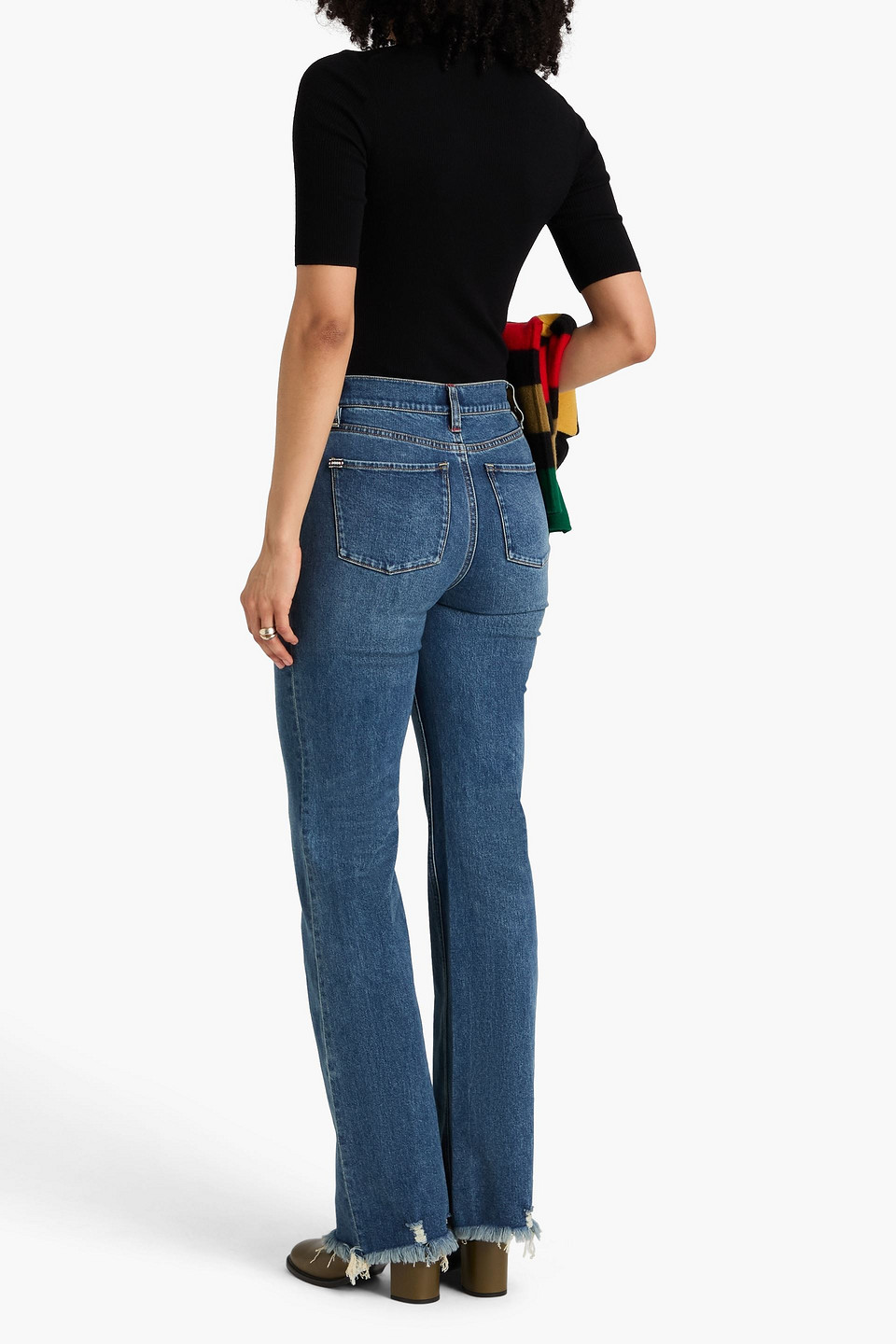  Alice Olivia - Hoch Sitzende Bootcut-jeans - Blau - 26 