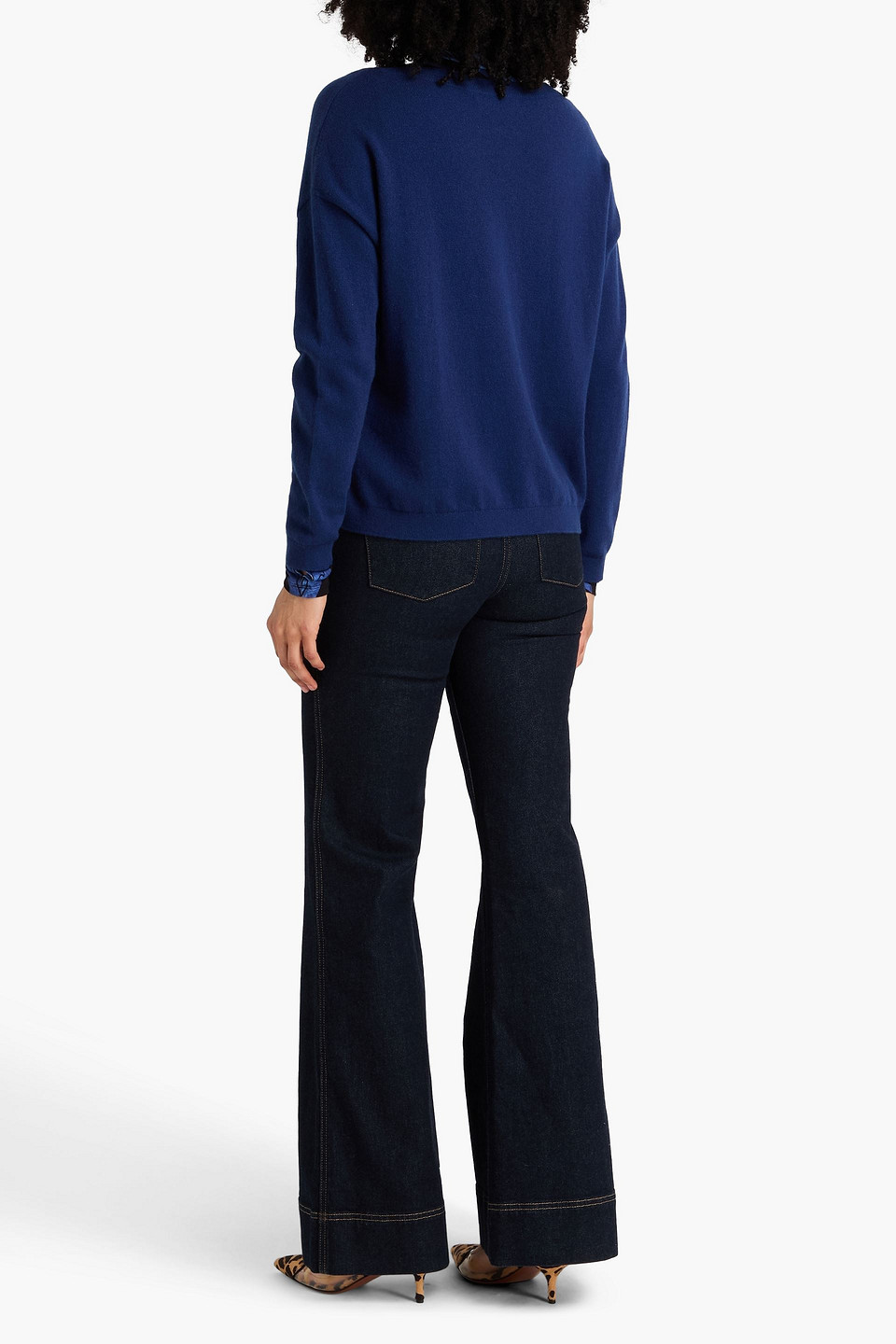  Alice Olivia - Pullover Aus Einer Kaschmirmischung - Blau - Xs 