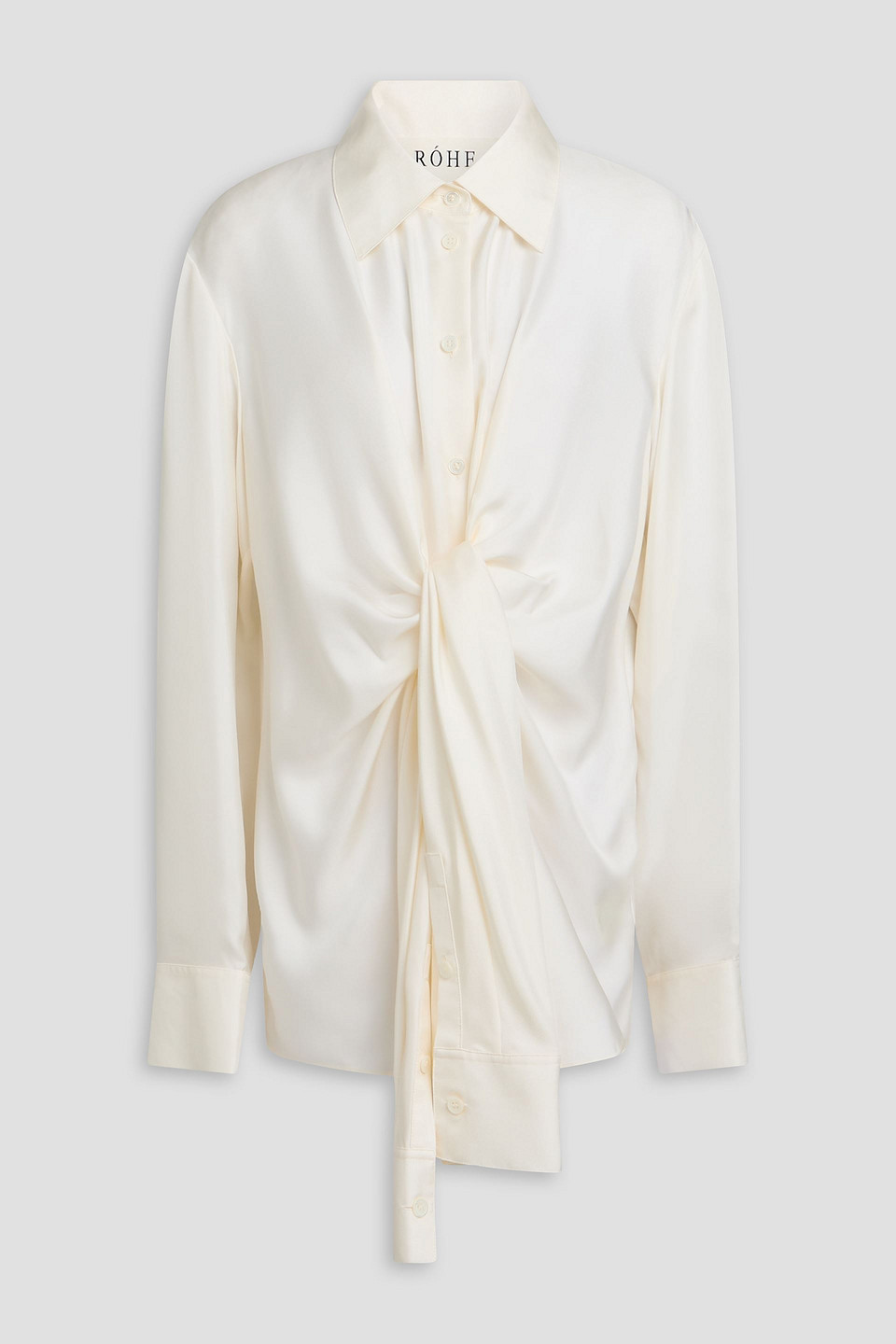 Rohe Silk-twill Shirt In White