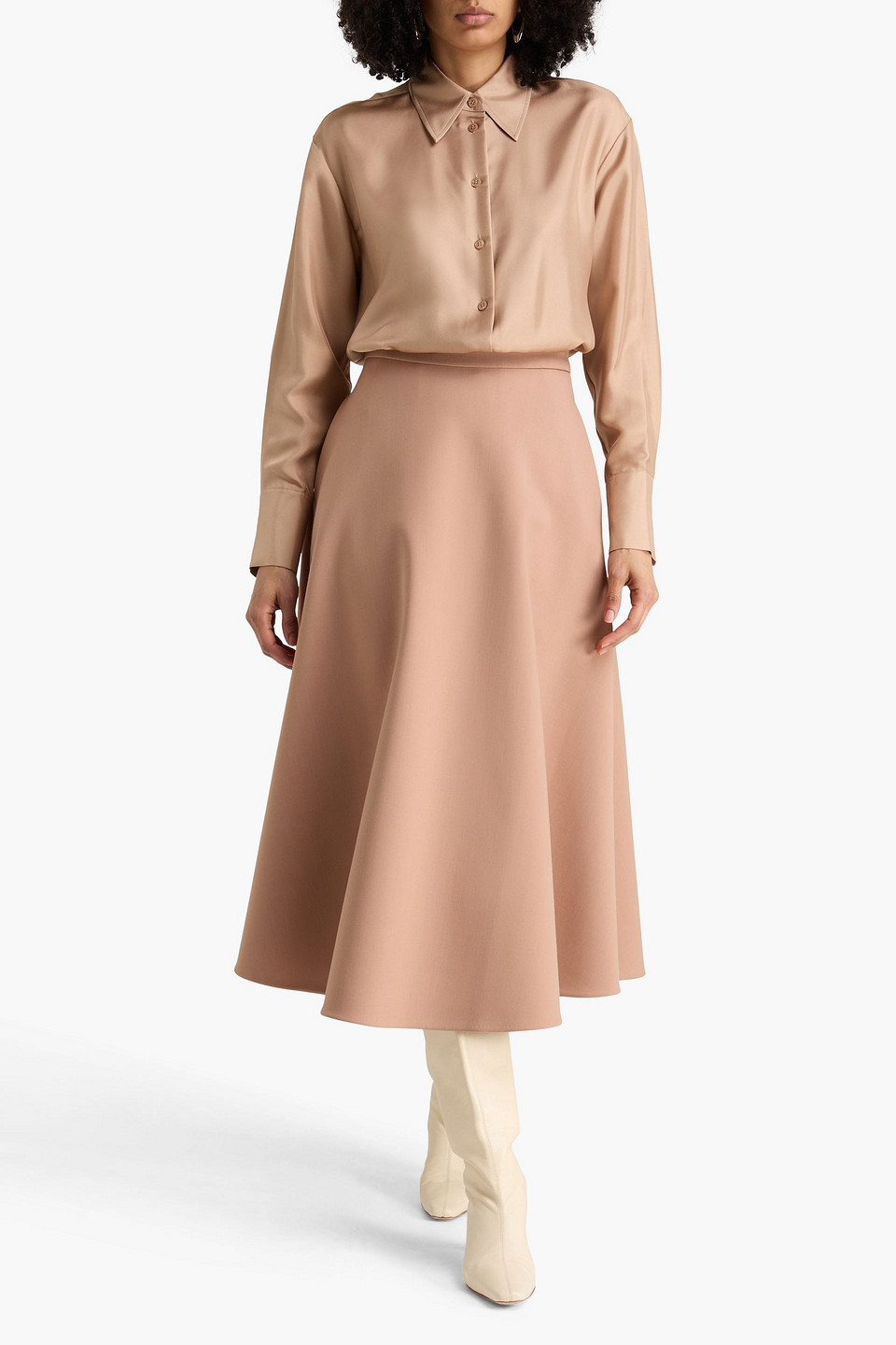  Róhe - Hemd Aus Seiden-twill - Neutral - De 36 