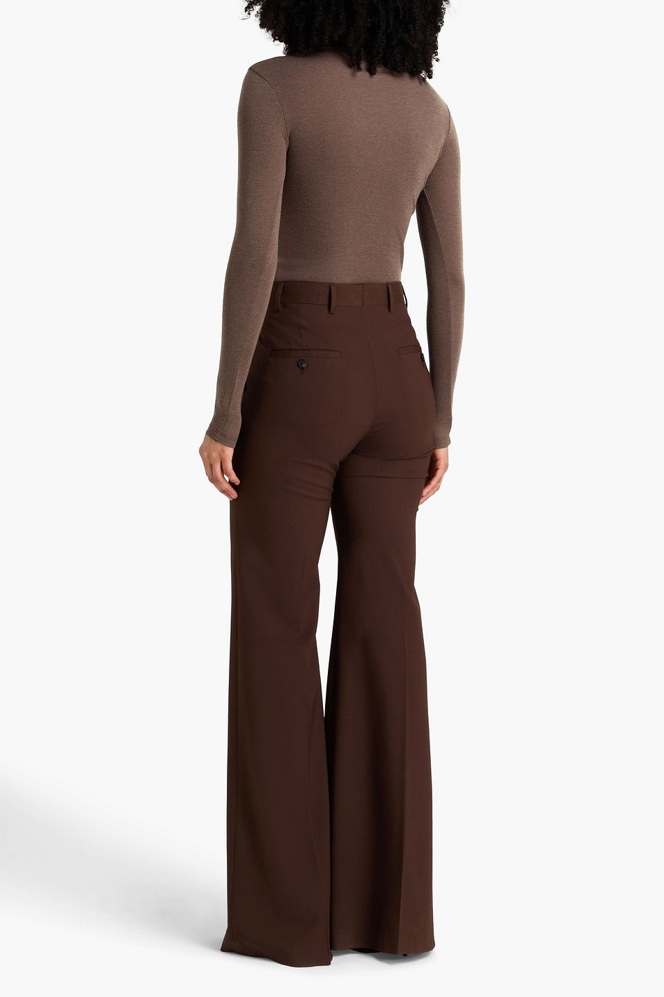  Róhe - Rollkragenpullover Aus Merinowolle - Braun - De 34 