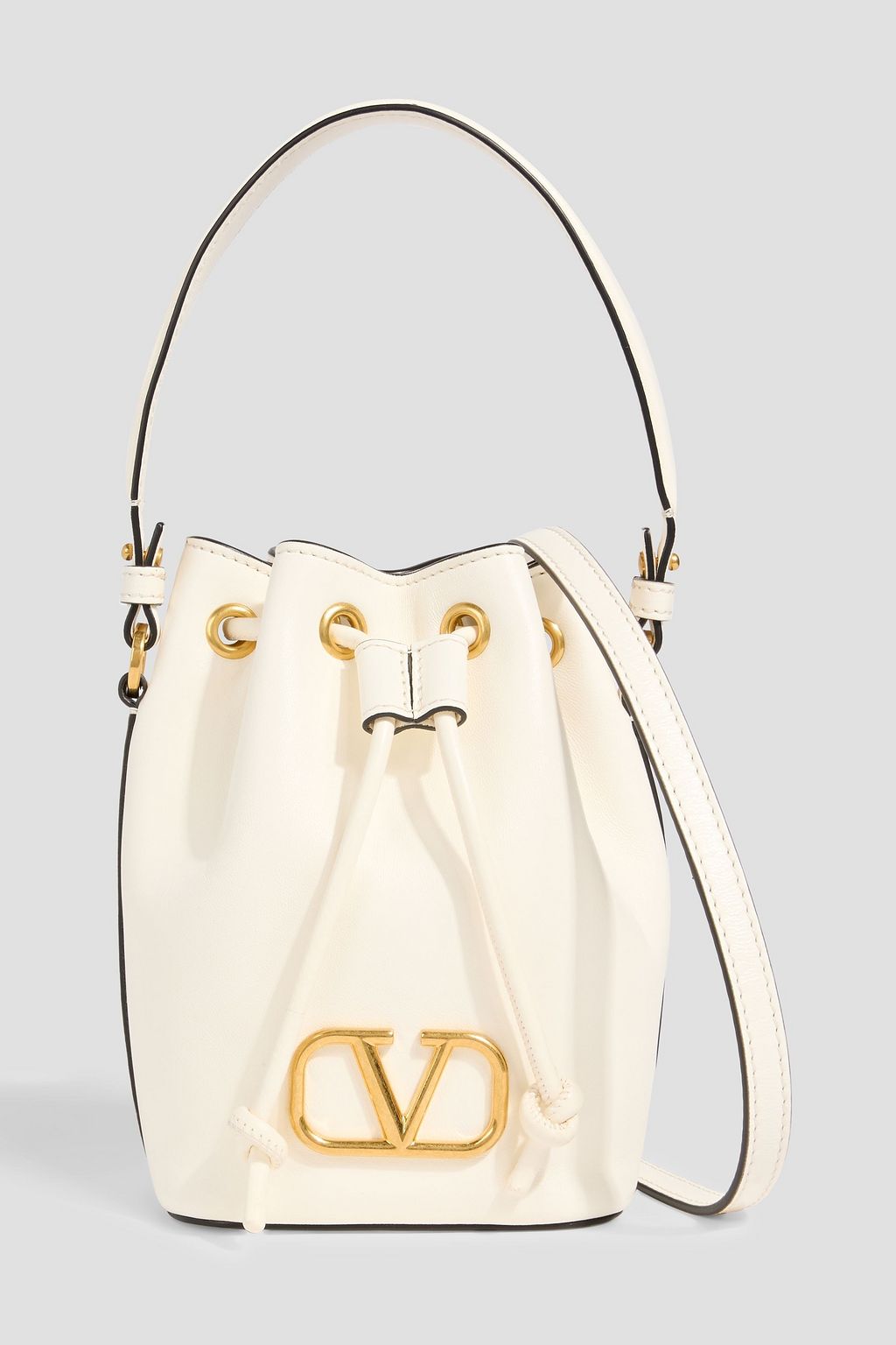 VALENTINO GARAVANI VLOGO Signature mini leather bucket bag | THE