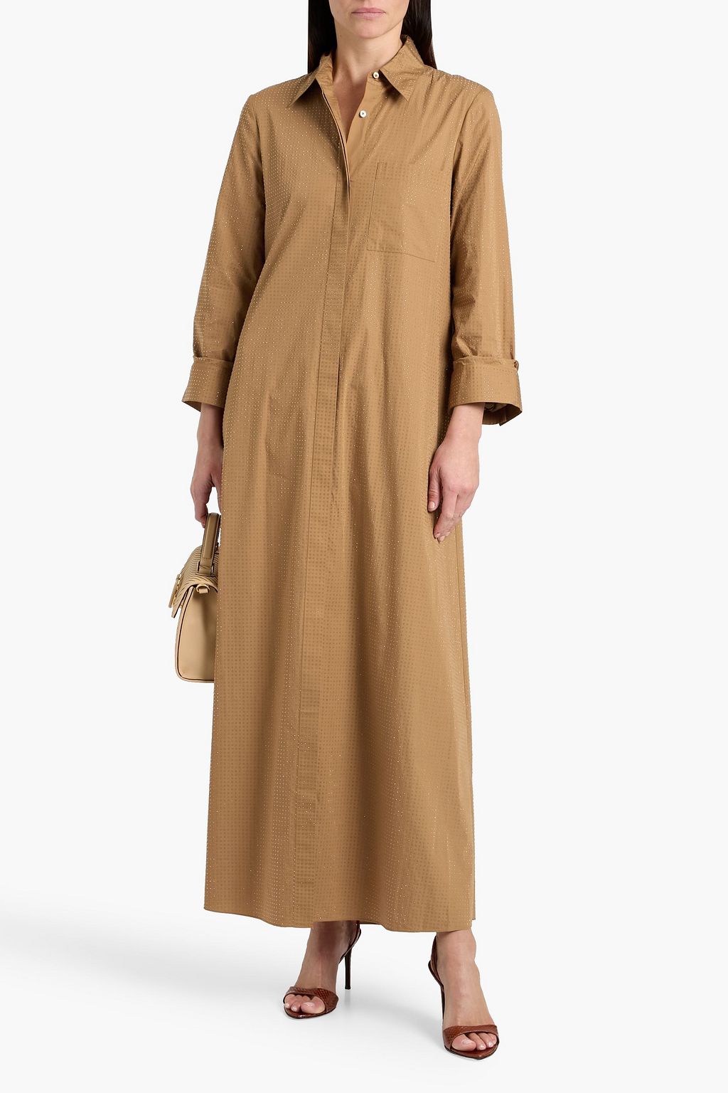 Y's C/Ta/Pe TWILL SURGICAL GOWN ベージュ Crepe Satin Embroidered Jumpsuit – Saiid Kobeisy Online