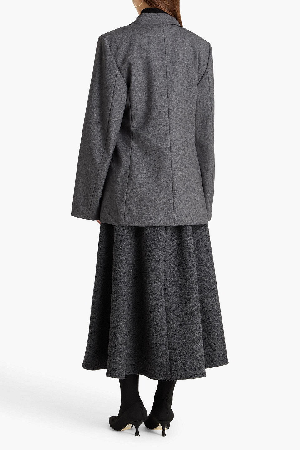 Rohe Wool-blend Blazer In Black