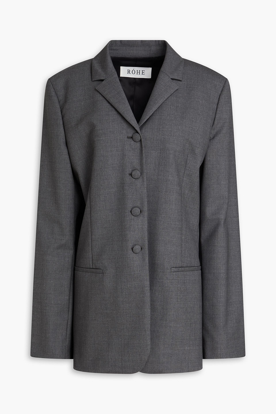 Rohe Wool-blend Blazer In Black