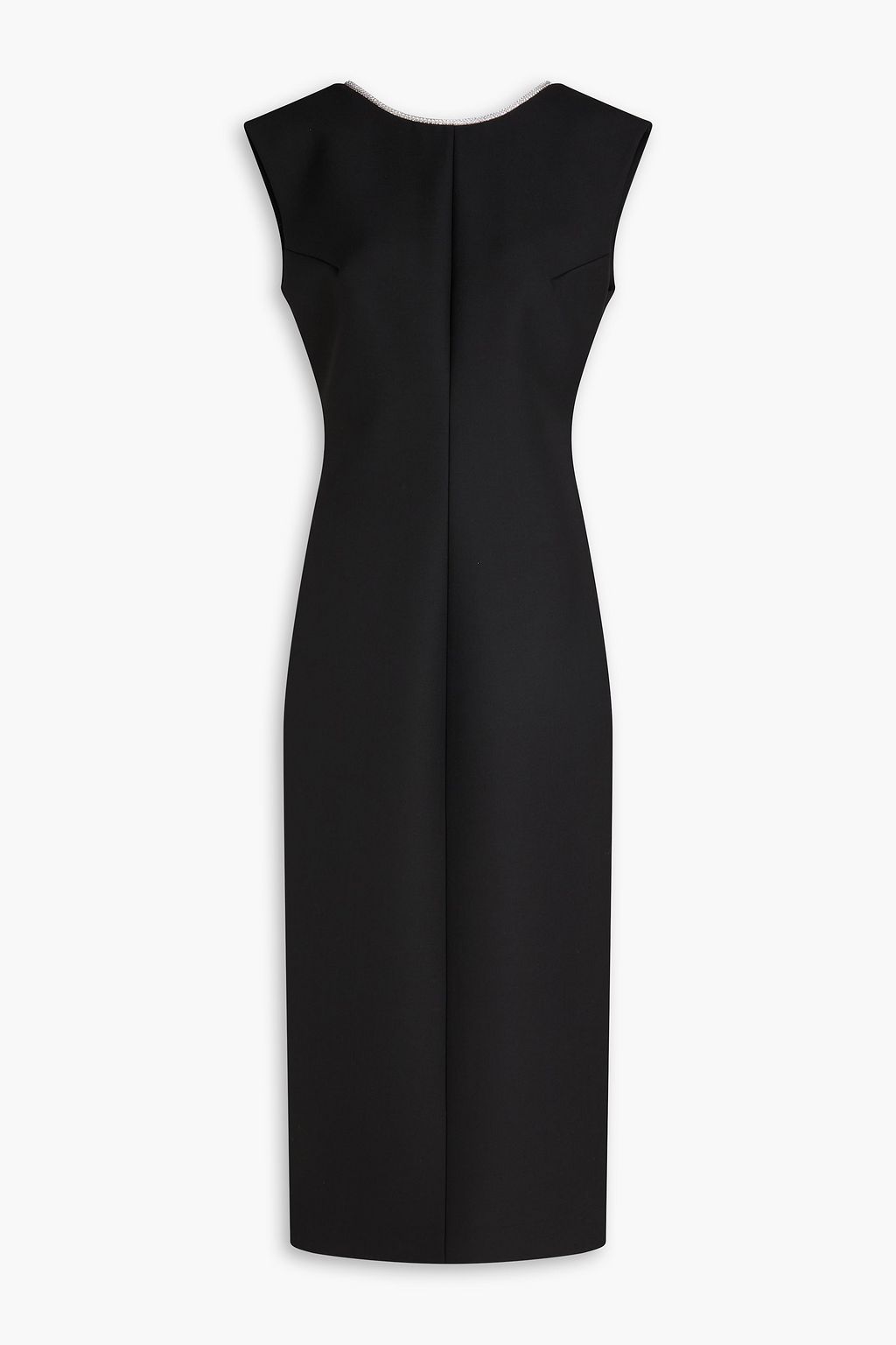 Rhe Crystal-embellished grain de poudre wool-blend maxi dress - Women - Black Dresses - de 36 Rhe Crystal-embellished grain de poudre wool-blend maxi dress - Women - Black Dresses - de 36